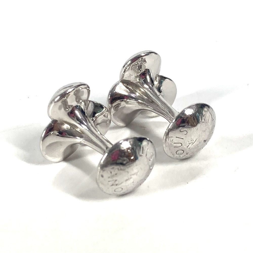 Louis Vuitton Louis Vuitton Boutondeux Manchette Flower Three Logotypes Accessories Cuffs Metal Men Silver Size ONE SIZE - 2 Thumbnail