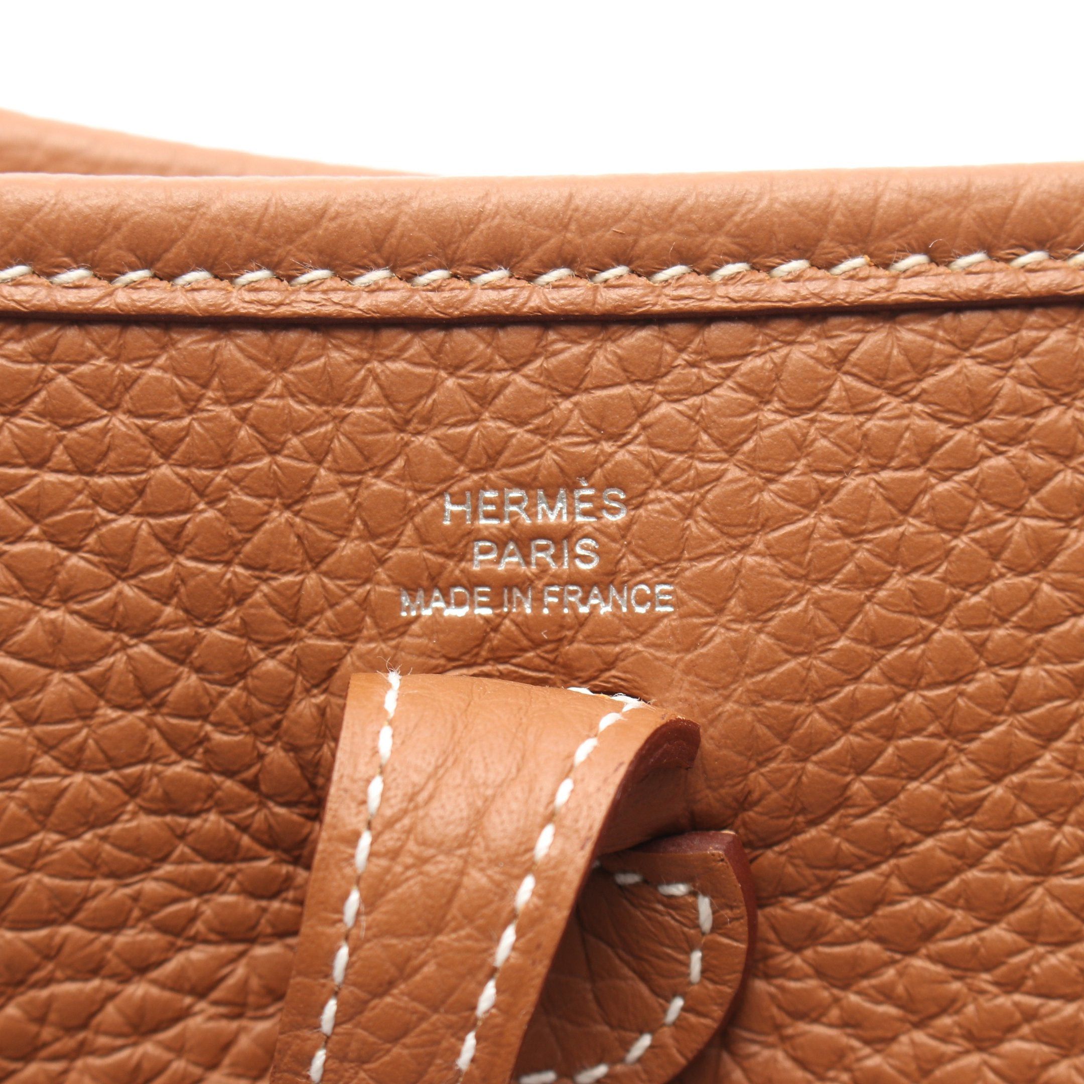 Hermes Hermes Evelyn Tpm Gold Shoulder Bag Clemence Leather Brown Silver Hardware K Stamp Size ONE SIZE - 4 Thumbnail