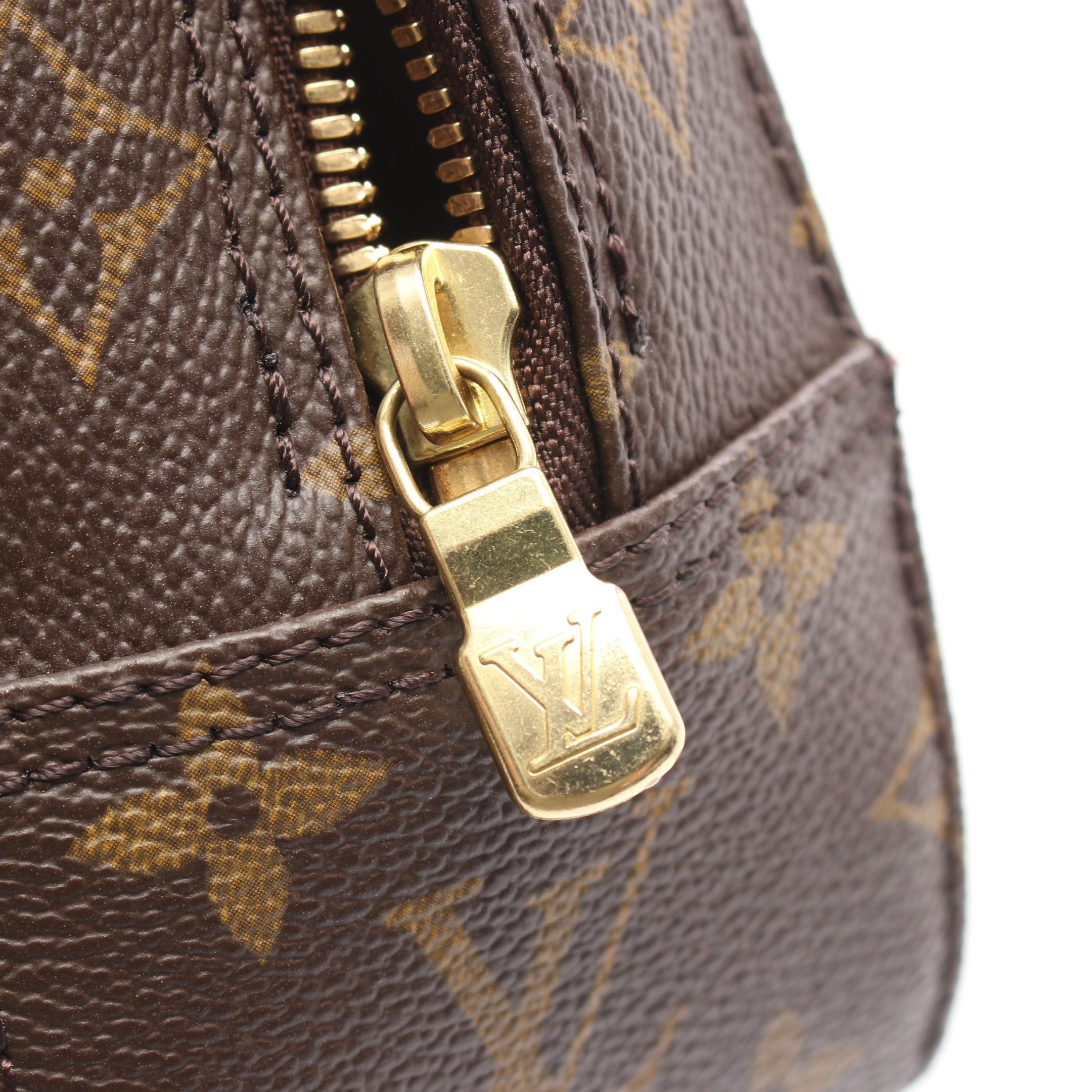 Louis Vuitton Louis Vuitton Spontini Monogram Handbag Leather Brown Size ONE SIZE - 7 Thumbnail