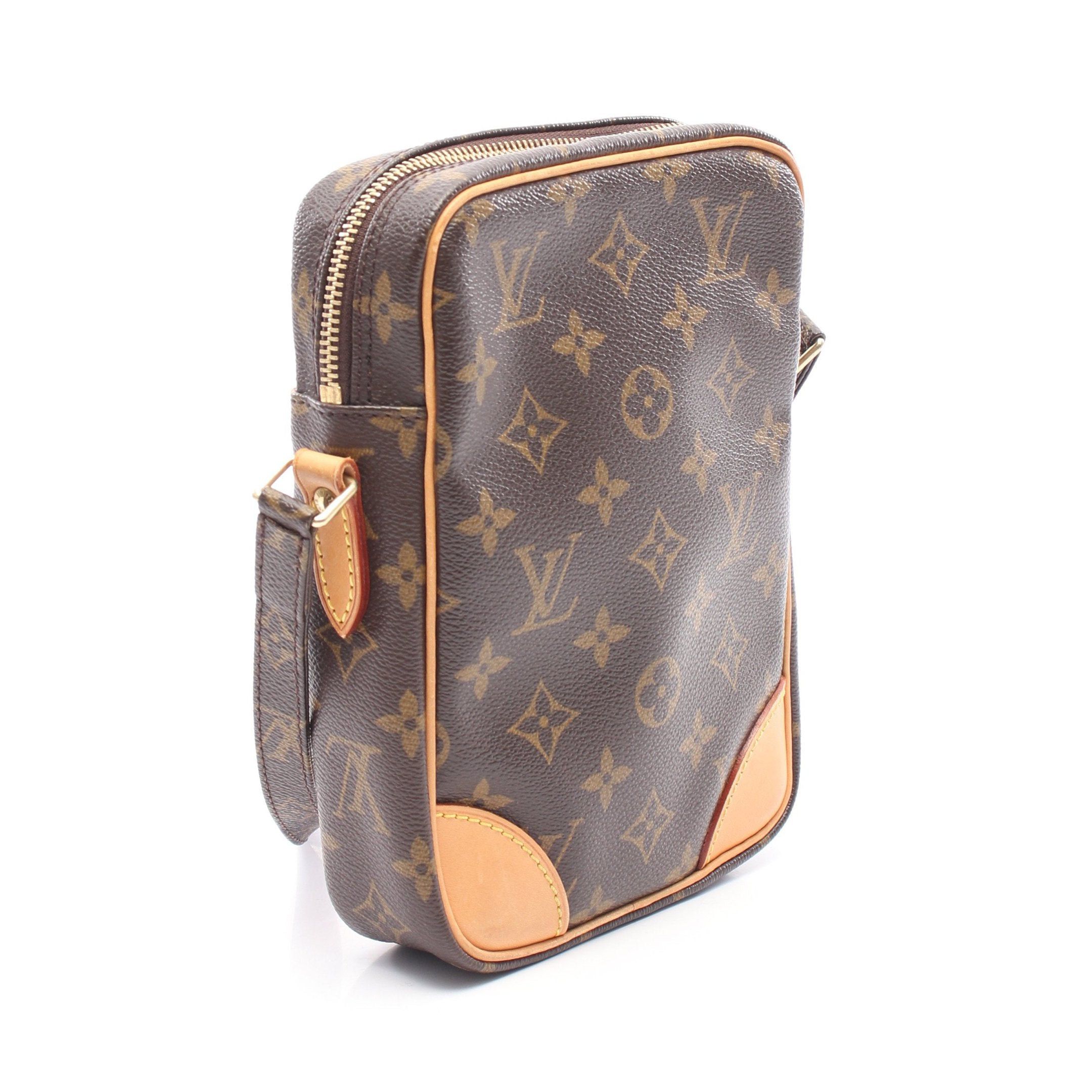 Louis Vuitton Louis Vuitton Danube Monogram Shoulder Bag Leather Brown Size ONE SIZE - 2 Thumbnail