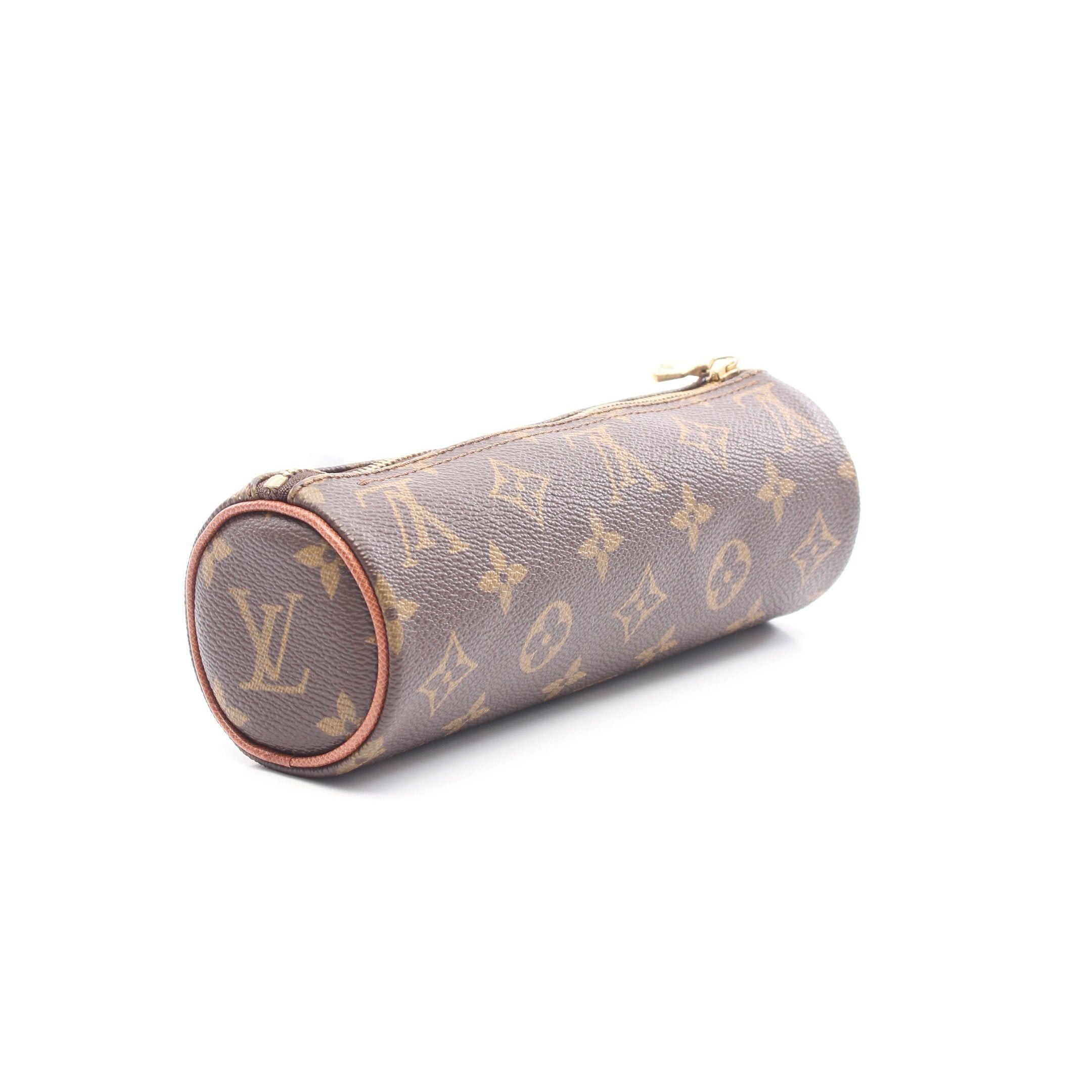 Louis Vuitton Louis Vuitton Truth Rondo Monogram Pencil Case Pouch Leather Brown Size ONE SIZE - 2 Thumbnail