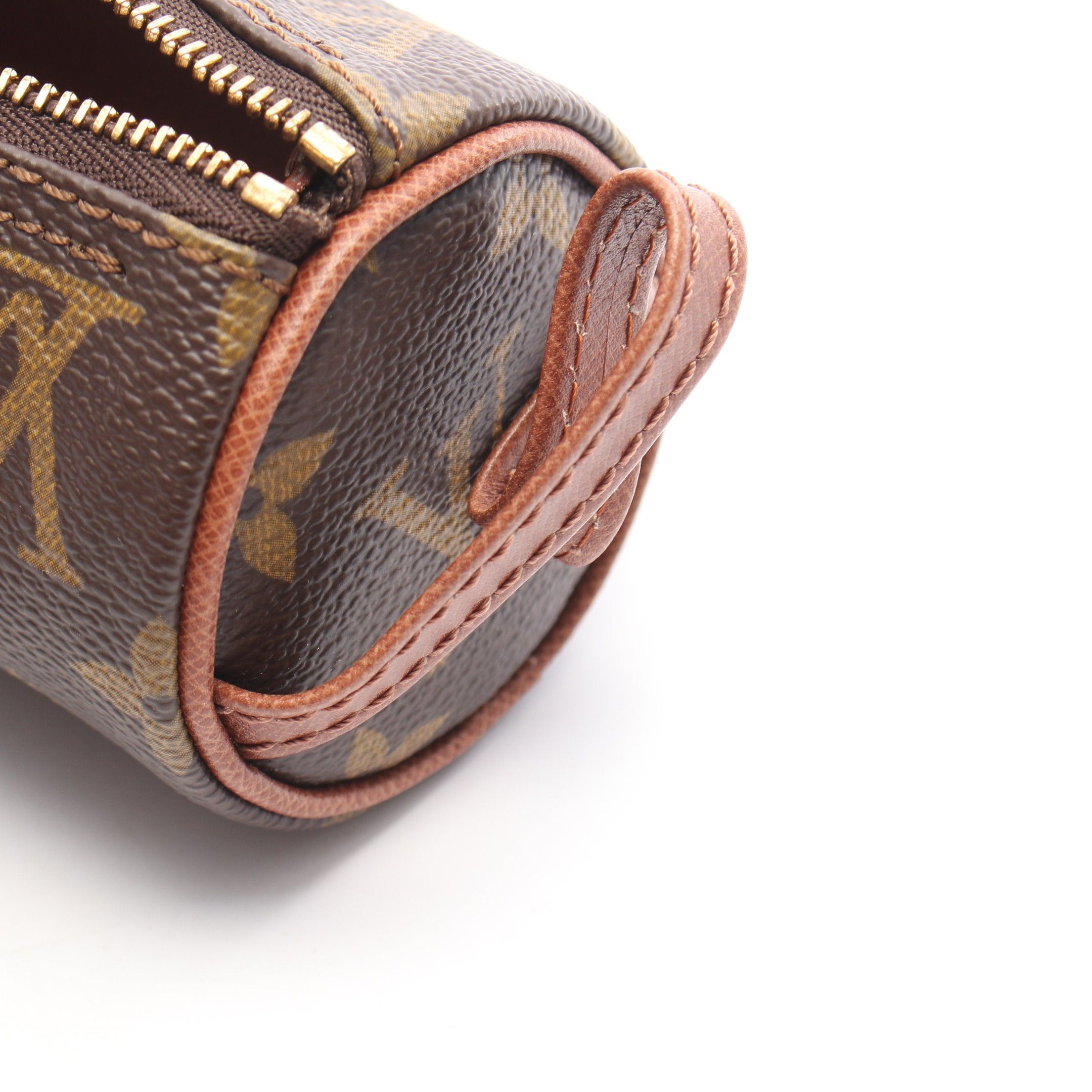 Louis Vuitton Louis Vuitton Truth Rondo Monogram Pencil Case Pouch Leather Brown Size ONE SIZE - 7 Thumbnail