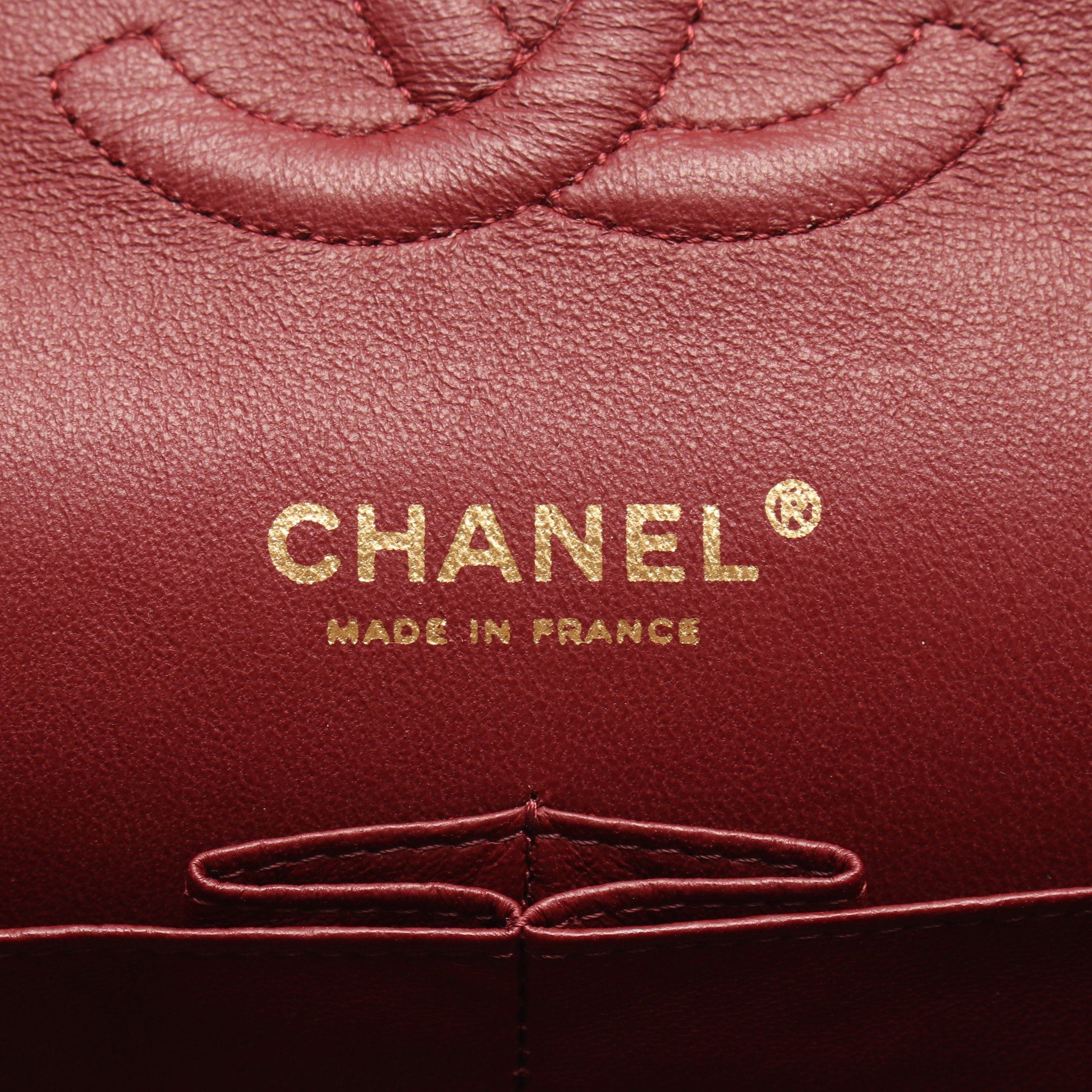 Chanel Chanel Matelasse Double Flap Double Chain Shoulder Bag Lambskin Pink Red Silver Hardware Gradation Size ONE SIZE - 4 Thumbnail