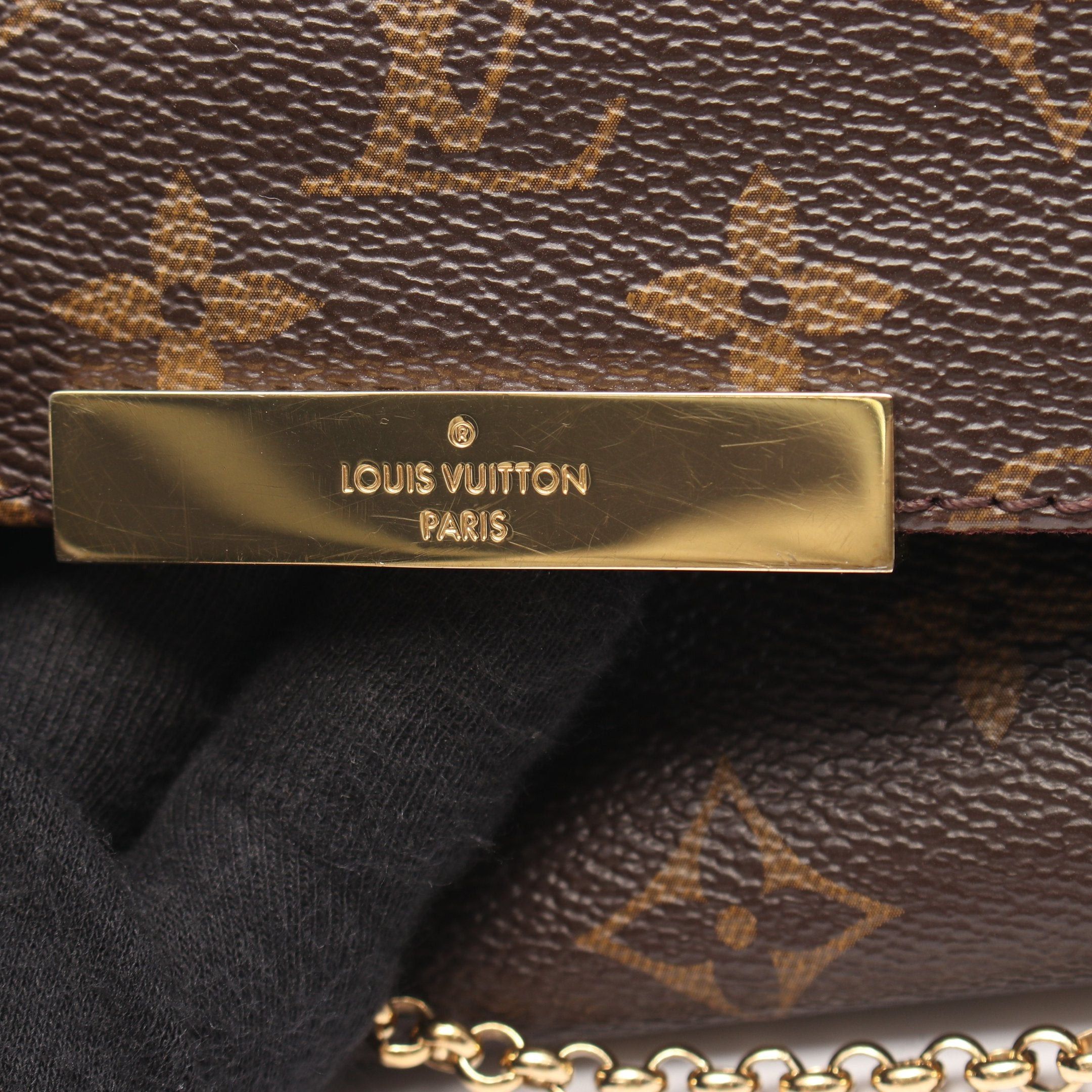Louis Vuitton Louis Vuitton Favorite Mm Monogram Chain Handbag Leather Brown Size ONE SIZE - 7 Thumbnail