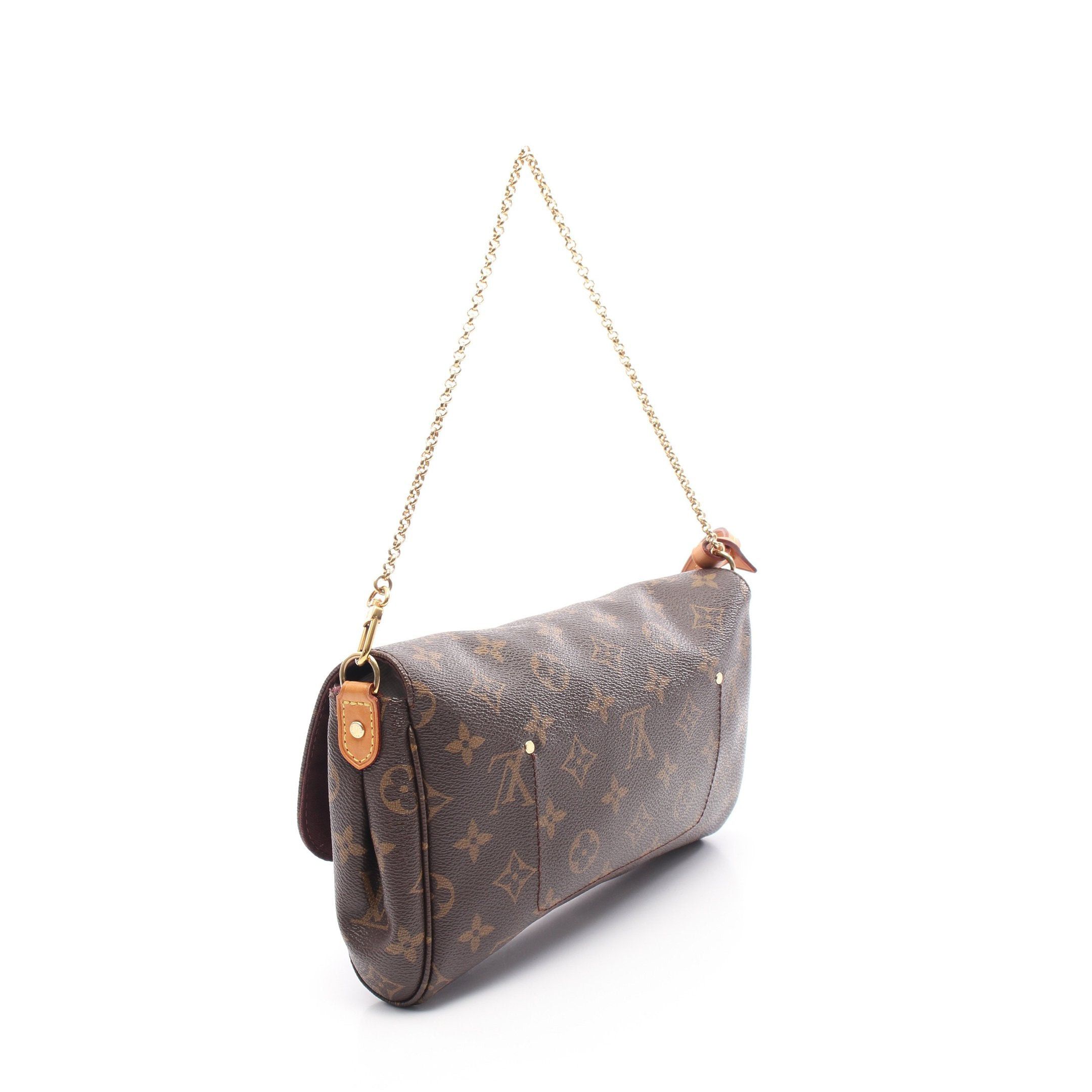 Louis Vuitton Louis Vuitton Favorite Mm Monogram Chain Handbag Leather Brown Size ONE SIZE - 2 Thumbnail
