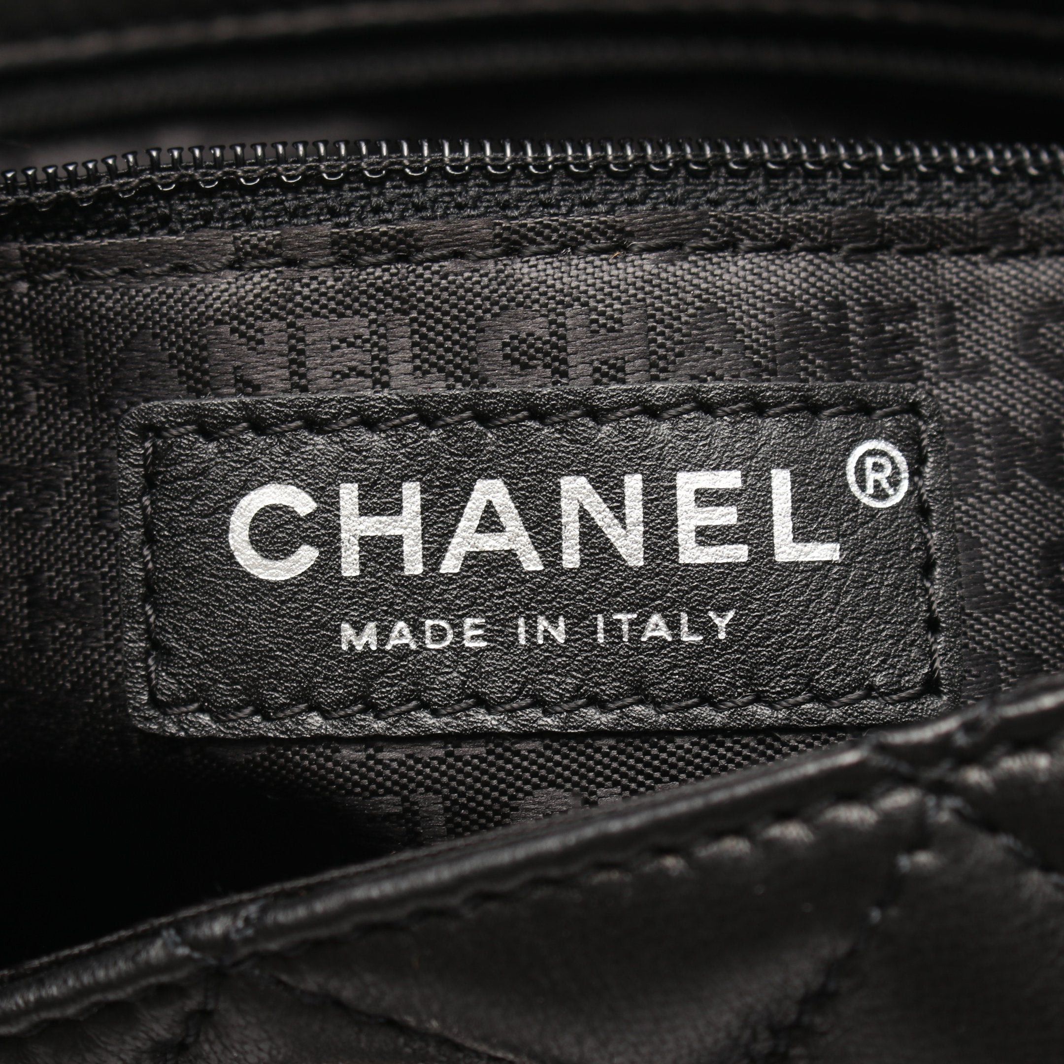 Chanel Chanel Matelasse Chain Shoulder Bag Lambskin Black Silver Hardware Size ONE SIZE - 4 Thumbnail