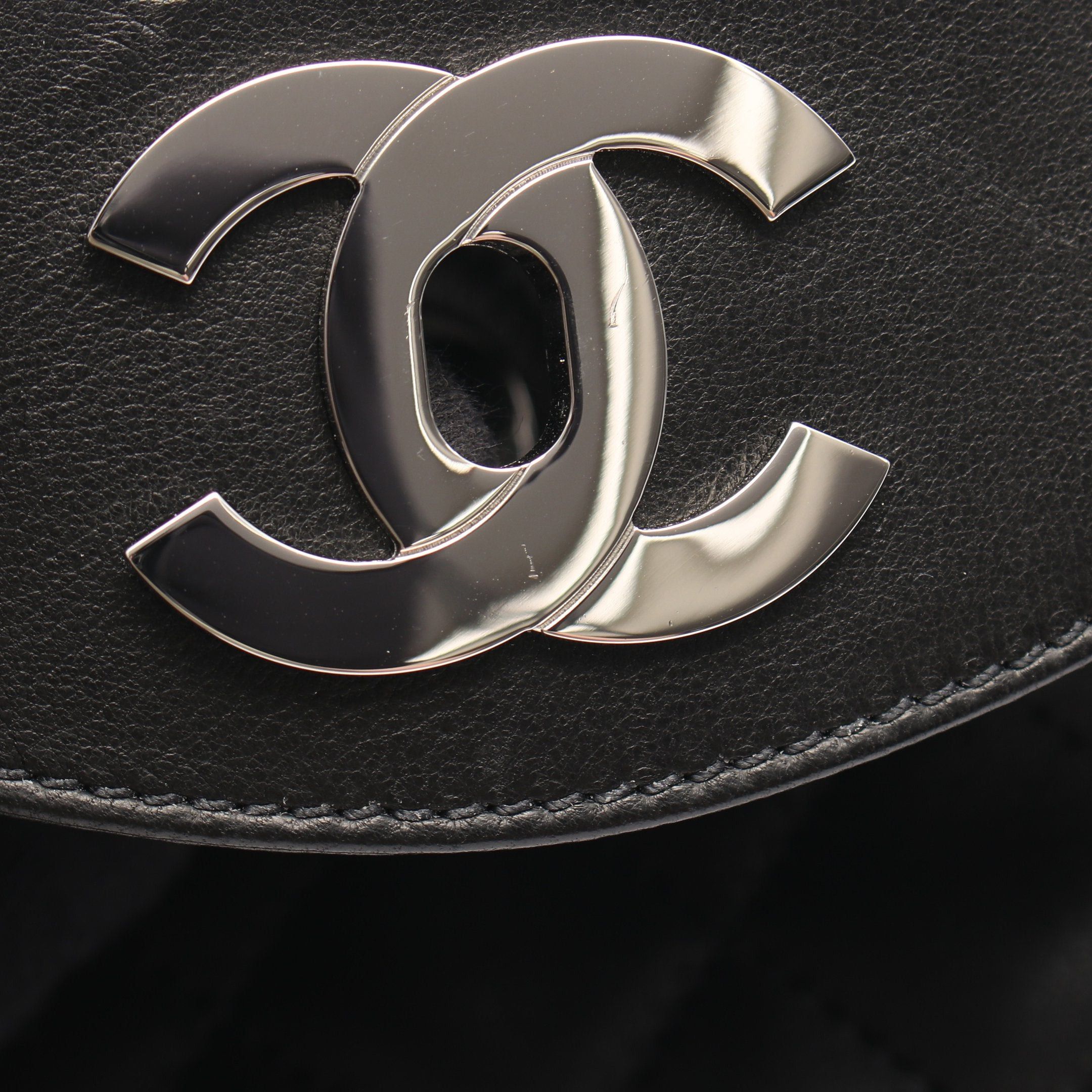 Chanel Chanel Matelasse Chain Shoulder Bag Lambskin Black Silver Hardware Size ONE SIZE - 8 Thumbnail