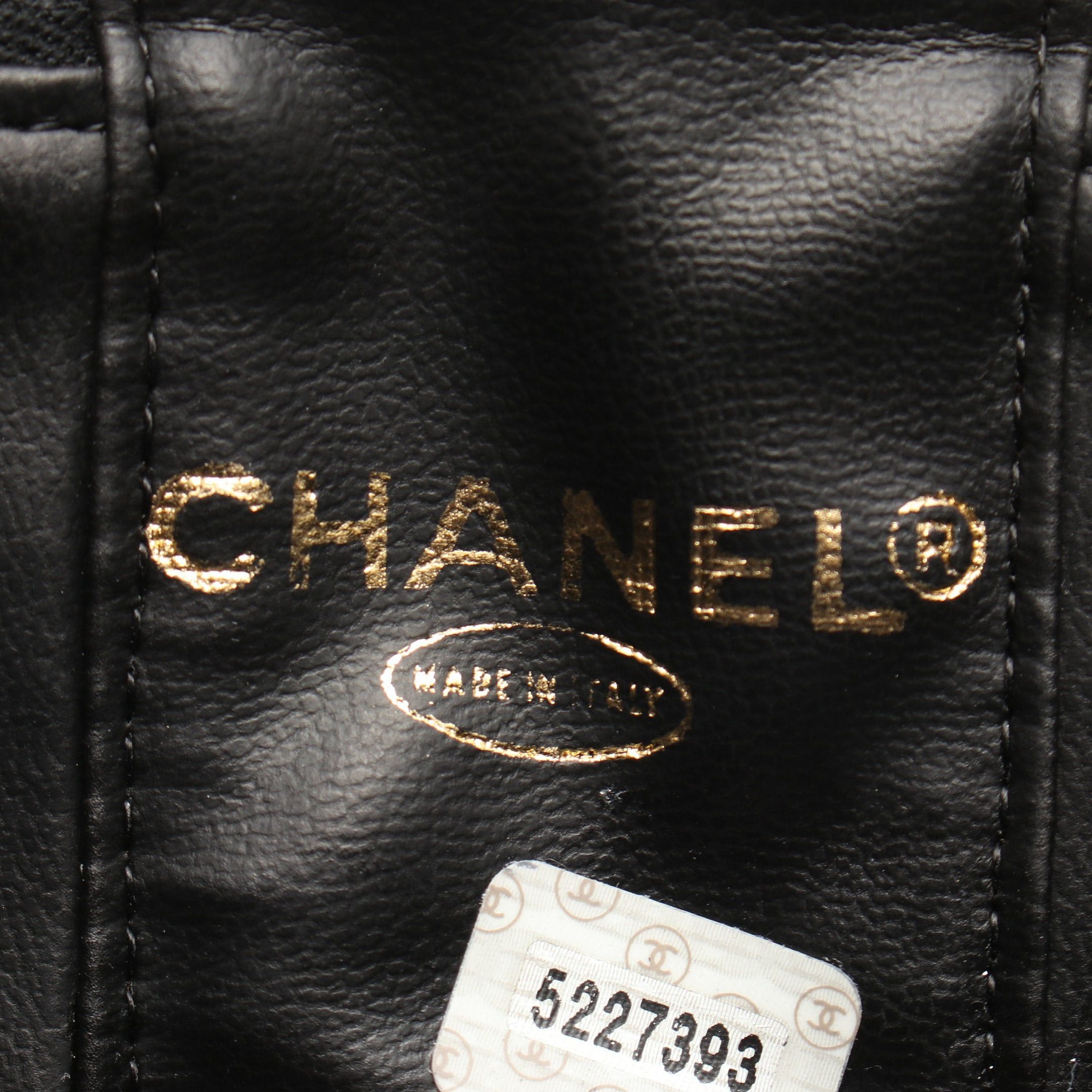 Chanel Chanel Coco Mark Vanity Bag Caviar Skin Black Gold Hardware Size ONE SIZE - 4 Thumbnail
