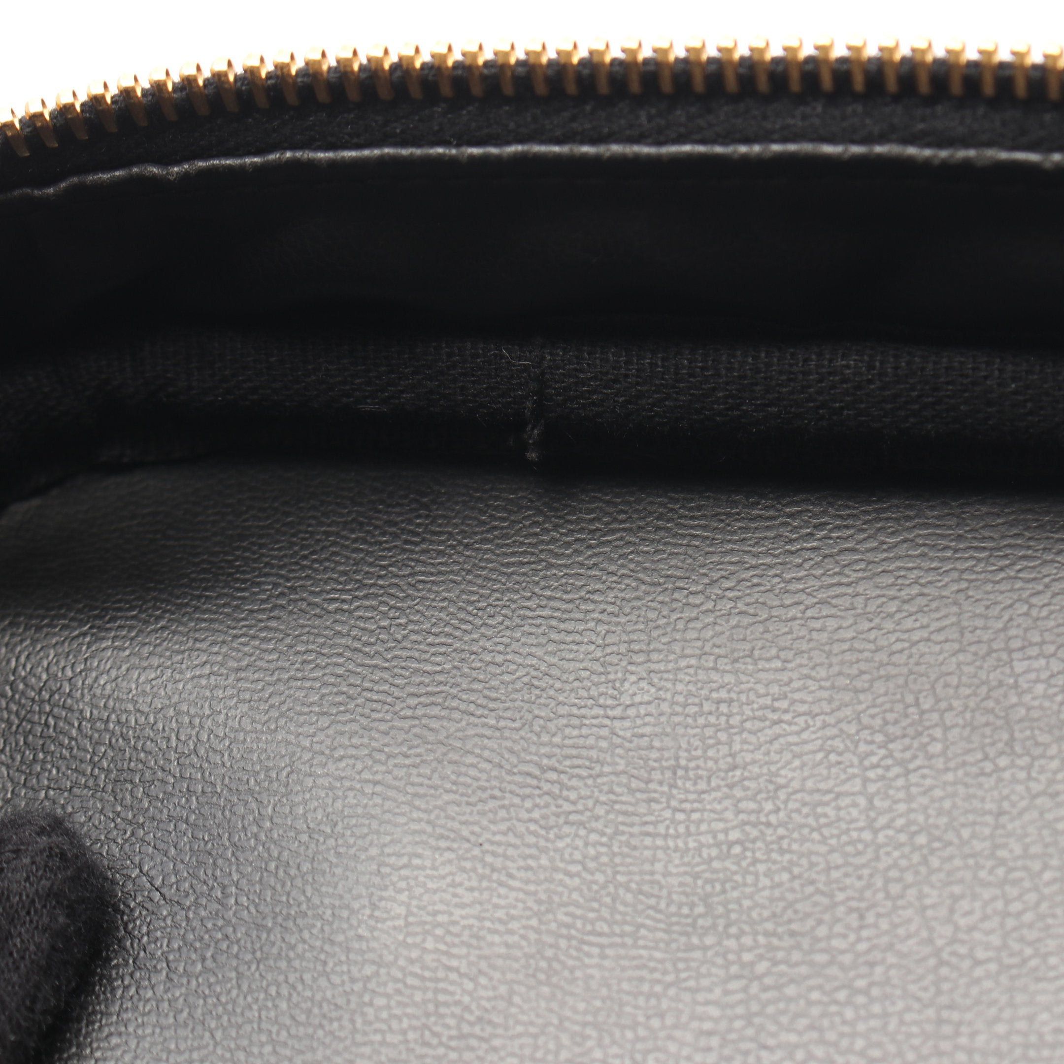 Chanel Chanel Coco Mark Handbag Vanity Bag Caviar Skin Black Gold Hardware Size ONE SIZE - 8 Thumbnail