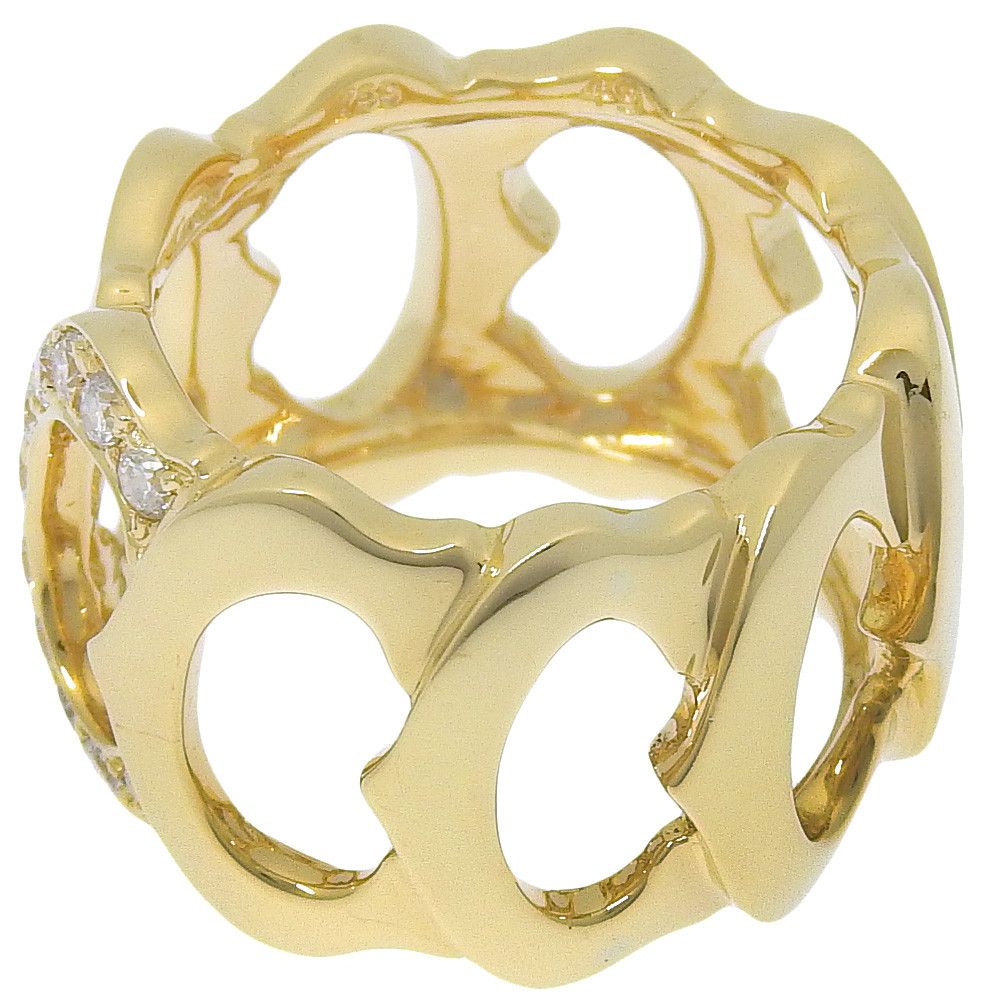 Cartier Cartier Cartier C de Cartier Au750 Diamond Ring Size 9.5 Metal Ring Size ONE SIZE - 6 Thumbnail