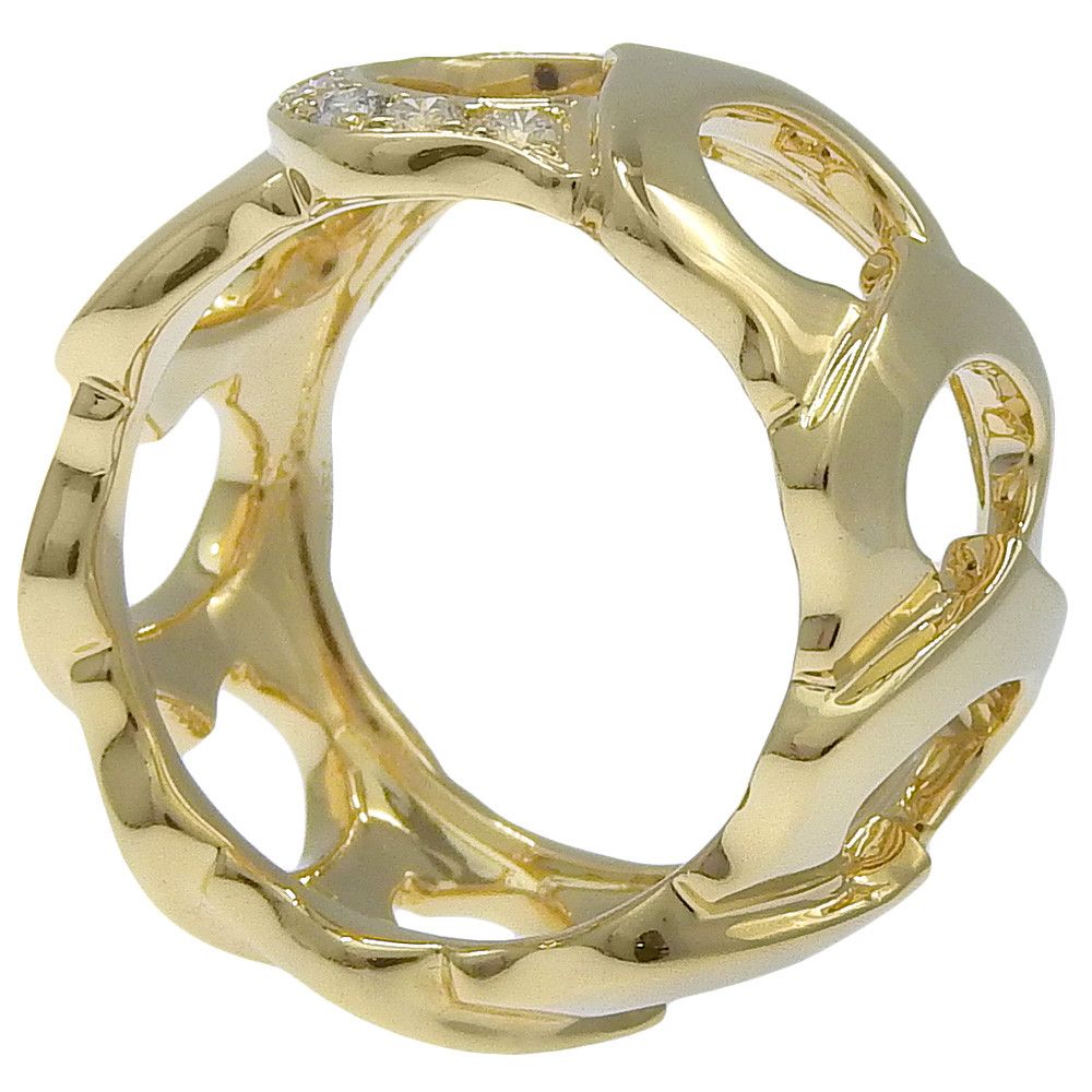 Cartier Cartier Cartier C de Cartier Au750 Diamond Ring Size 9.5 Metal Ring Size ONE SIZE - 3 Thumbnail
