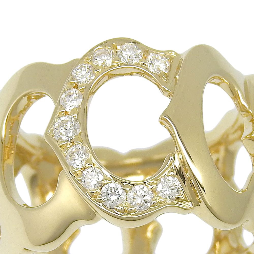 Cartier Cartier Cartier C de Cartier Au750 Diamond Ring Size 9.5 Metal Ring Size ONE SIZE - 4 Thumbnail