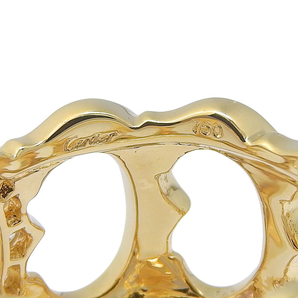 Cartier Cartier Cartier C de Cartier Au750 Diamond Ring Size 9.5 Metal Ring Size ONE SIZE - 5 Thumbnail