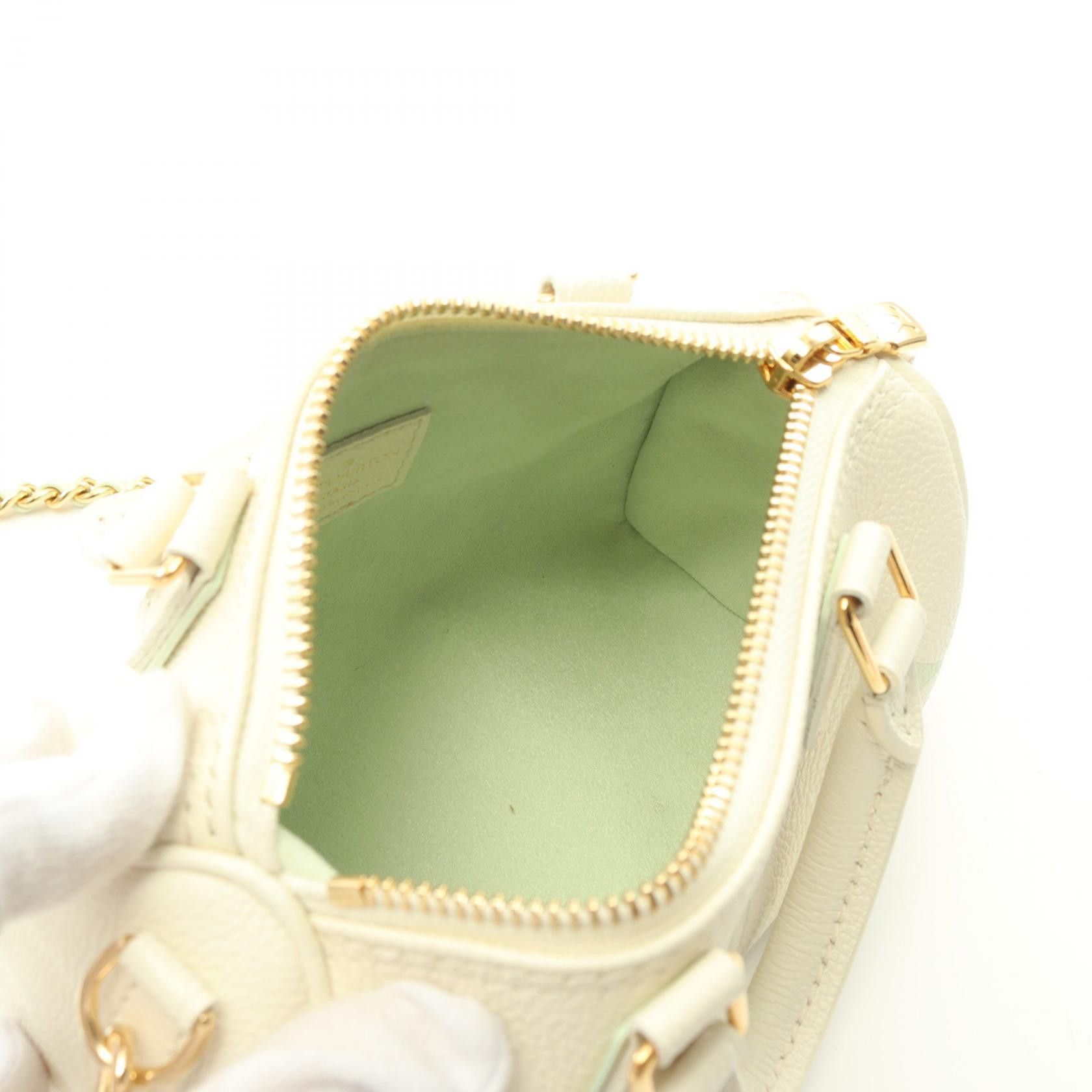 Louis Vuitton Louis Vuitton Louis Vuitton Nano Speedy Monogram Empreinte Handbag Leather Handbag M24169 Size ONE SIZE - 3 Thumbnail
