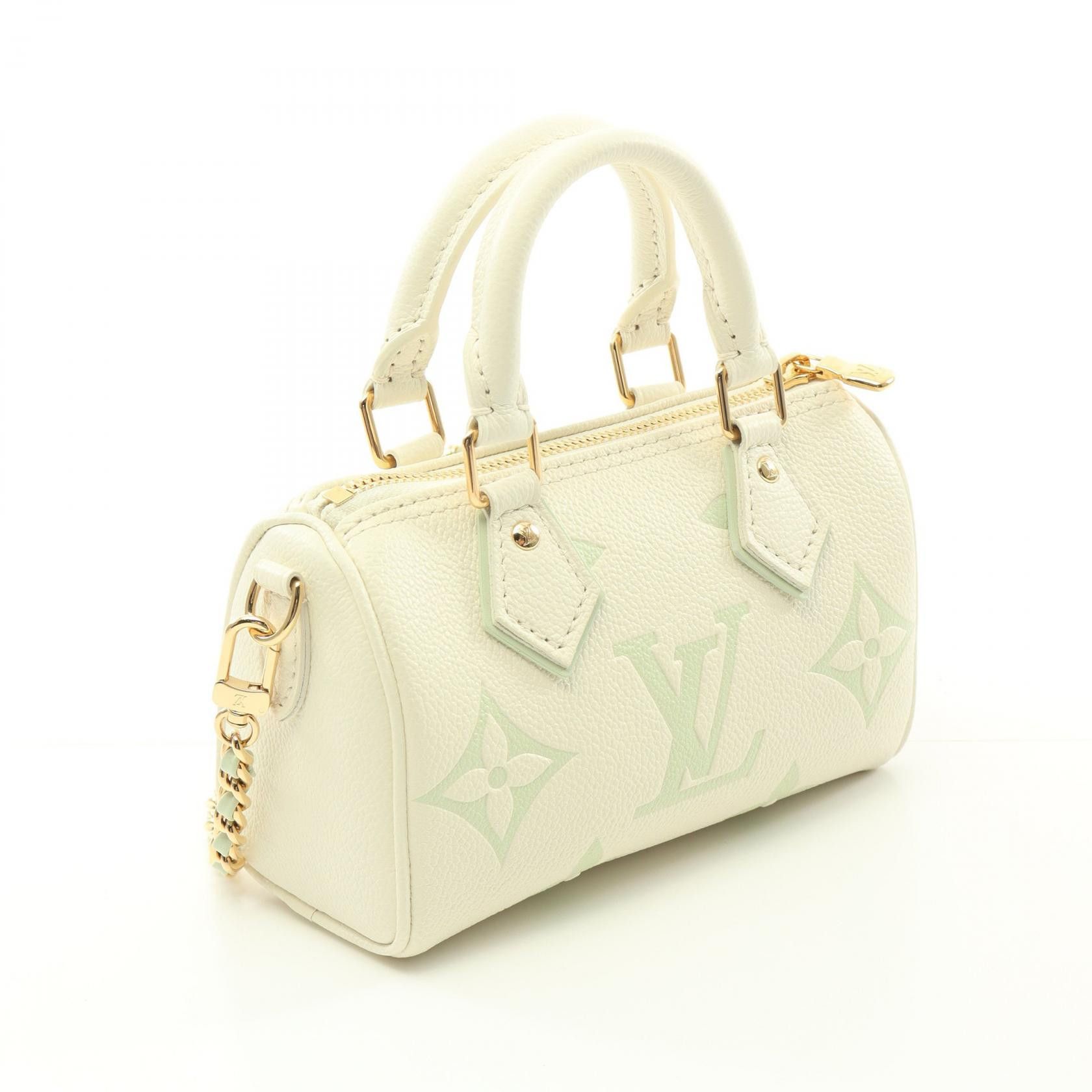 Louis Vuitton Louis Vuitton Louis Vuitton Nano Speedy Monogram Empreinte Handbag Leather Handbag M24169 Size ONE SIZE - 2 Thumbnail