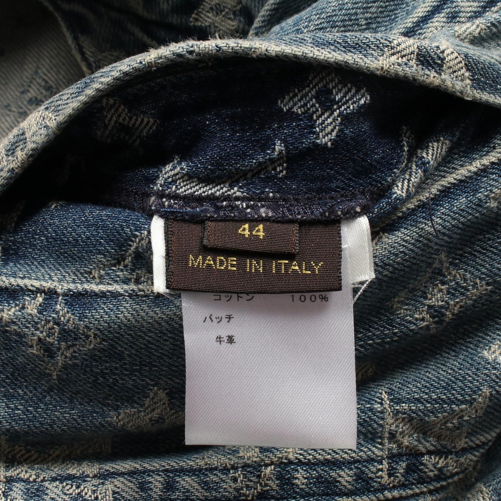 Louis Vuitton Louis Vuitton Louis Vuitton × Supreme Monogram Jacquard Cotton Jacket Limited Cotton Outerwear HDA91WALL Size ONE SIZE - 6 Thumbnail
