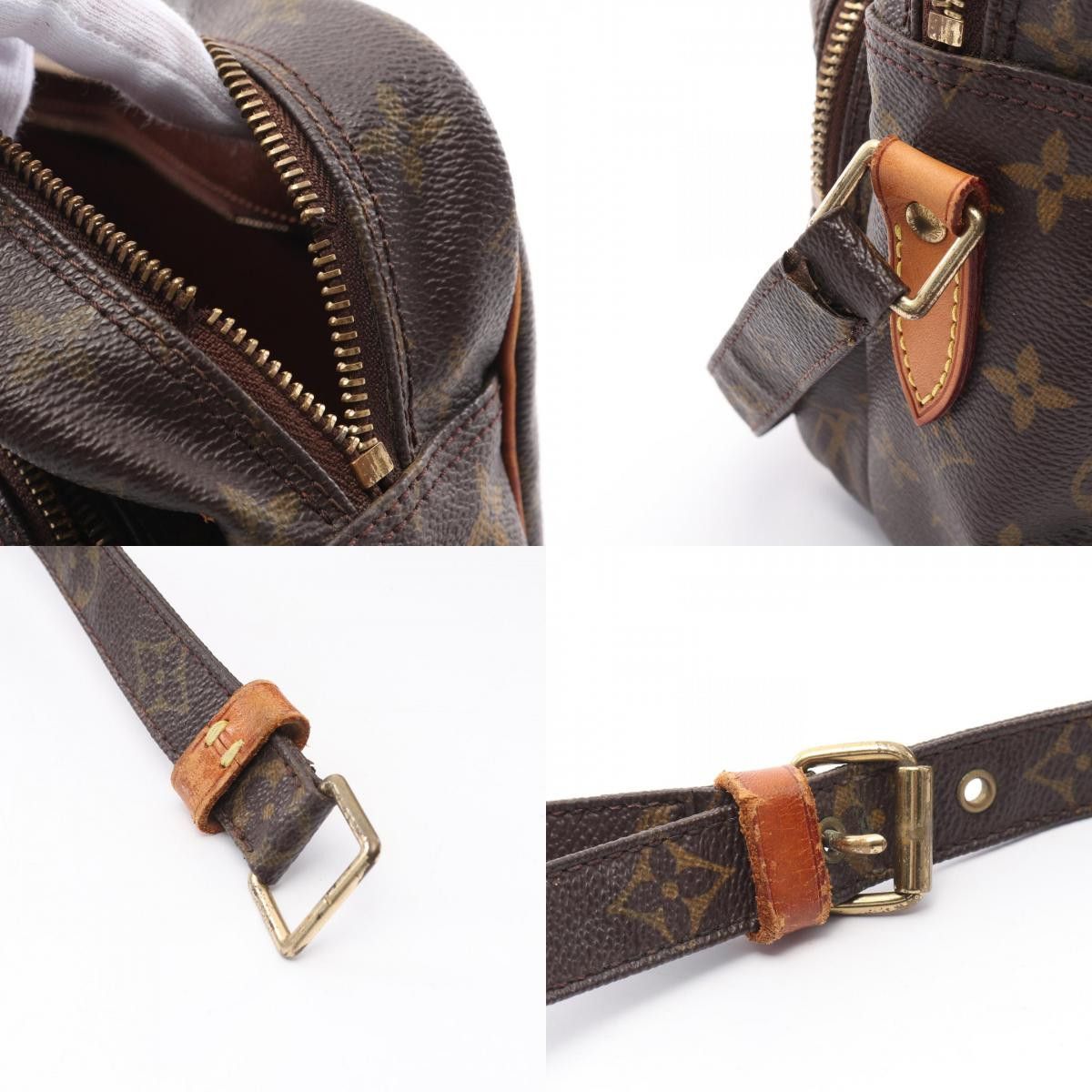 Louis Vuitton Louis Vuitton Louis Vuitton Nile Monogram Coated Canvas Shoulder Bag Canvas Shoulder Bag M45244 Size ONE SIZE - 9 Thumbnail