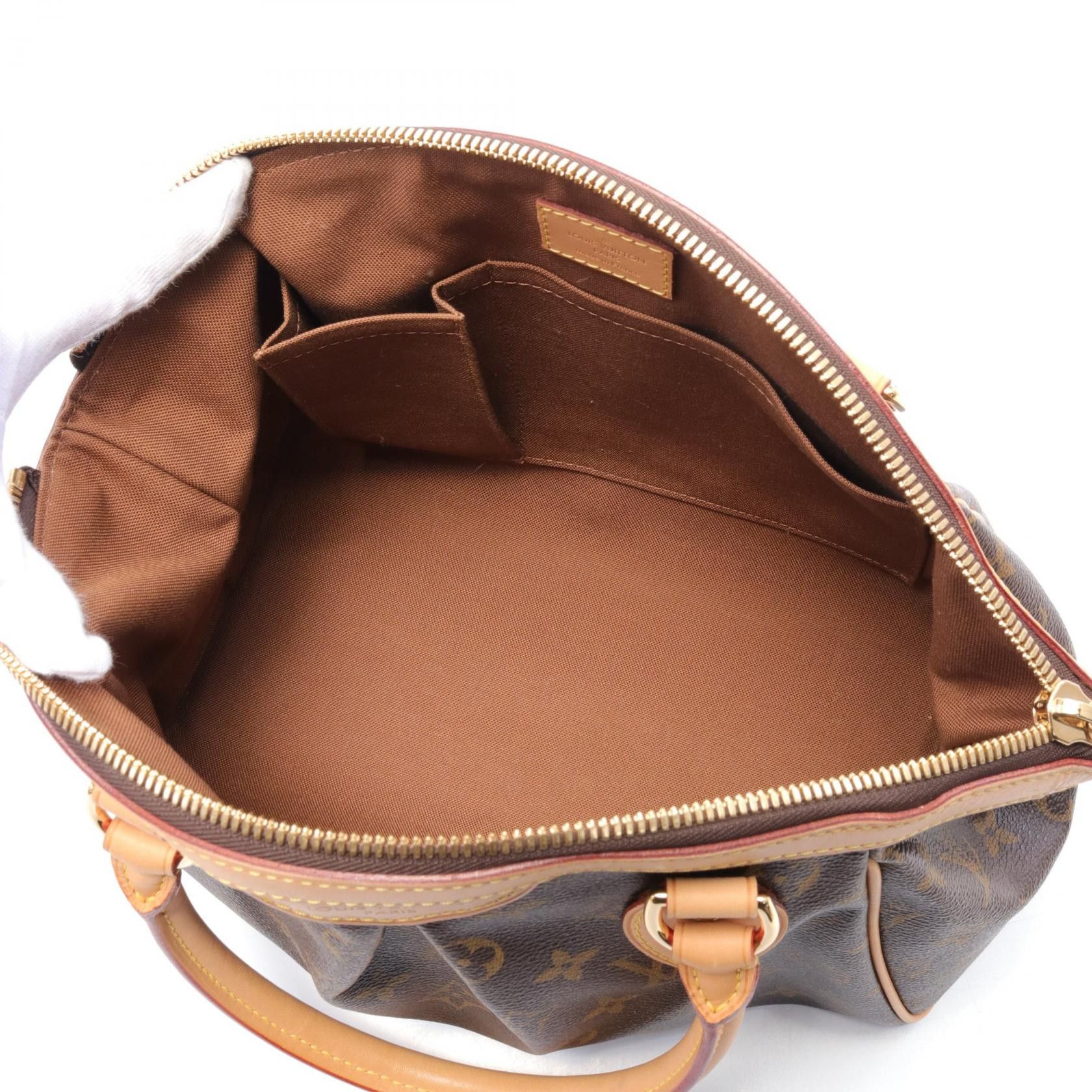 Louis Vuitton Louis Vuitton Louis Vuitton Tivoli PM Monogram Handbag Canvas Handbag M40143 Size ONE SIZE - 3 Thumbnail