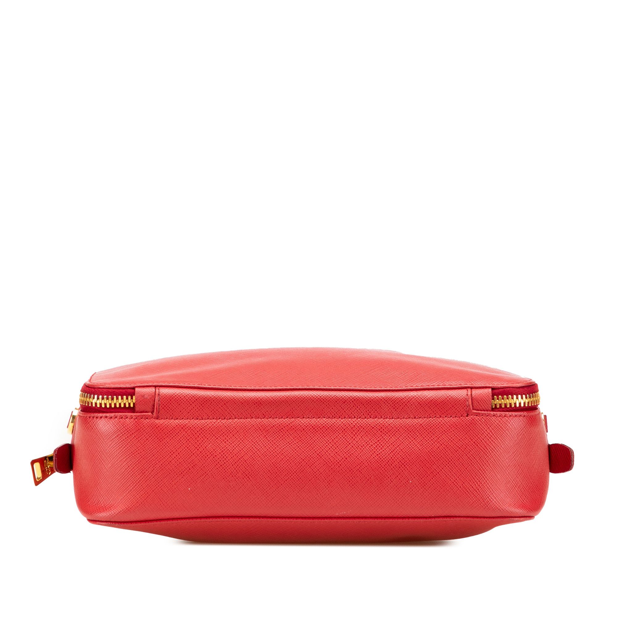 Prada Prada Saffiano Double Zip Crossbody Size ONE SIZE - 3 Thumbnail