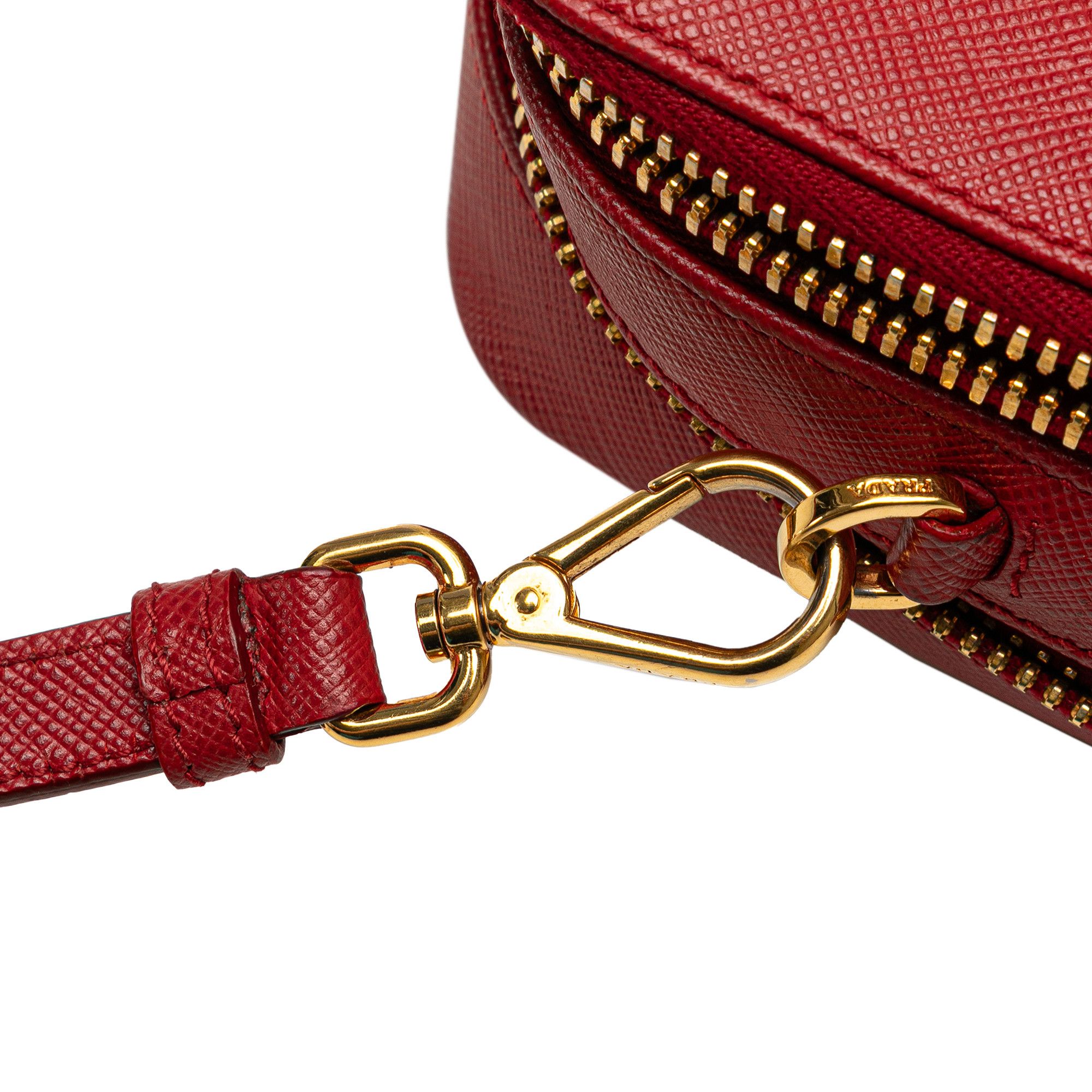 Prada Prada Saffiano Double Zip Crossbody Size ONE SIZE - 10 Thumbnail