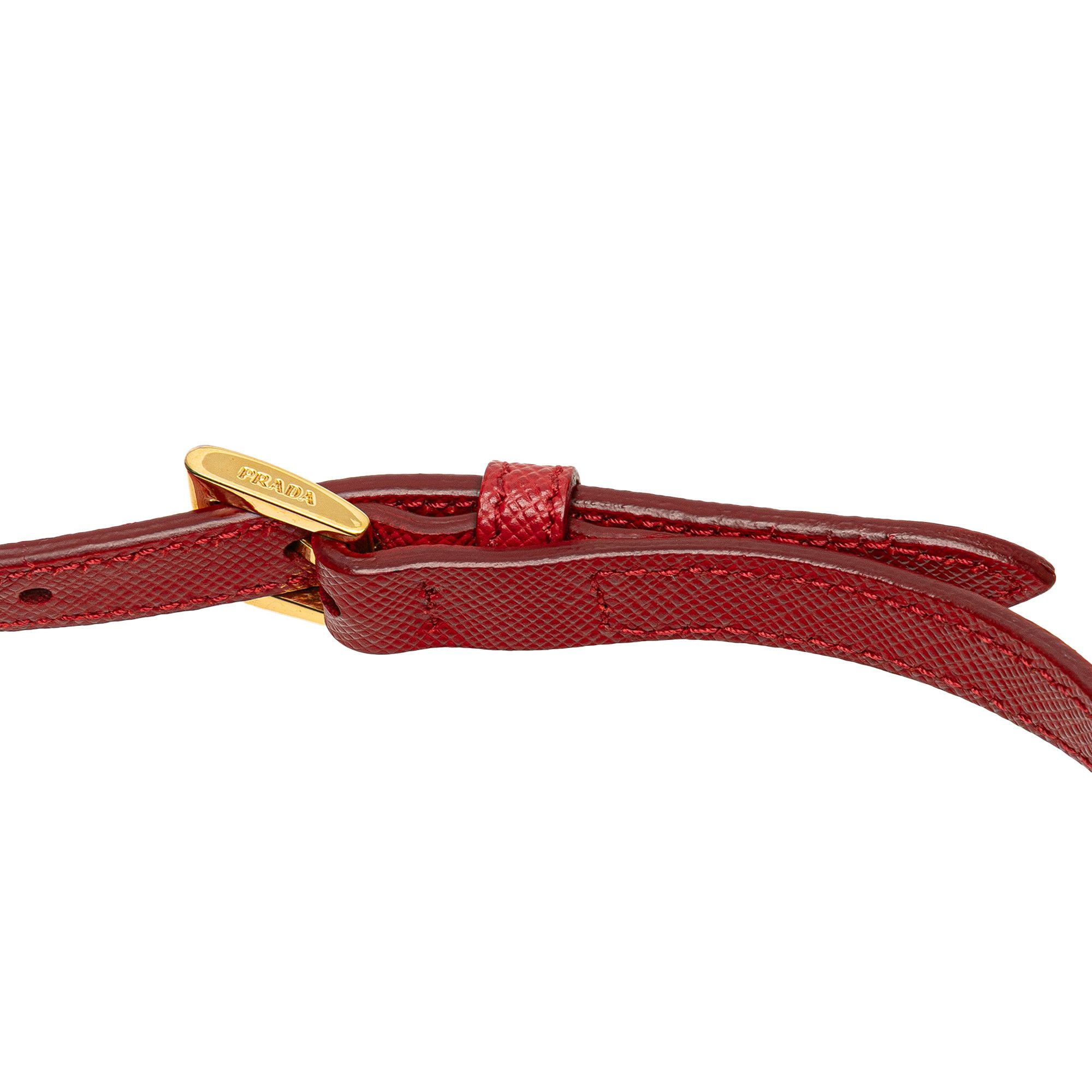 Prada Prada Saffiano Double Zip Crossbody Size ONE SIZE - 12 Thumbnail