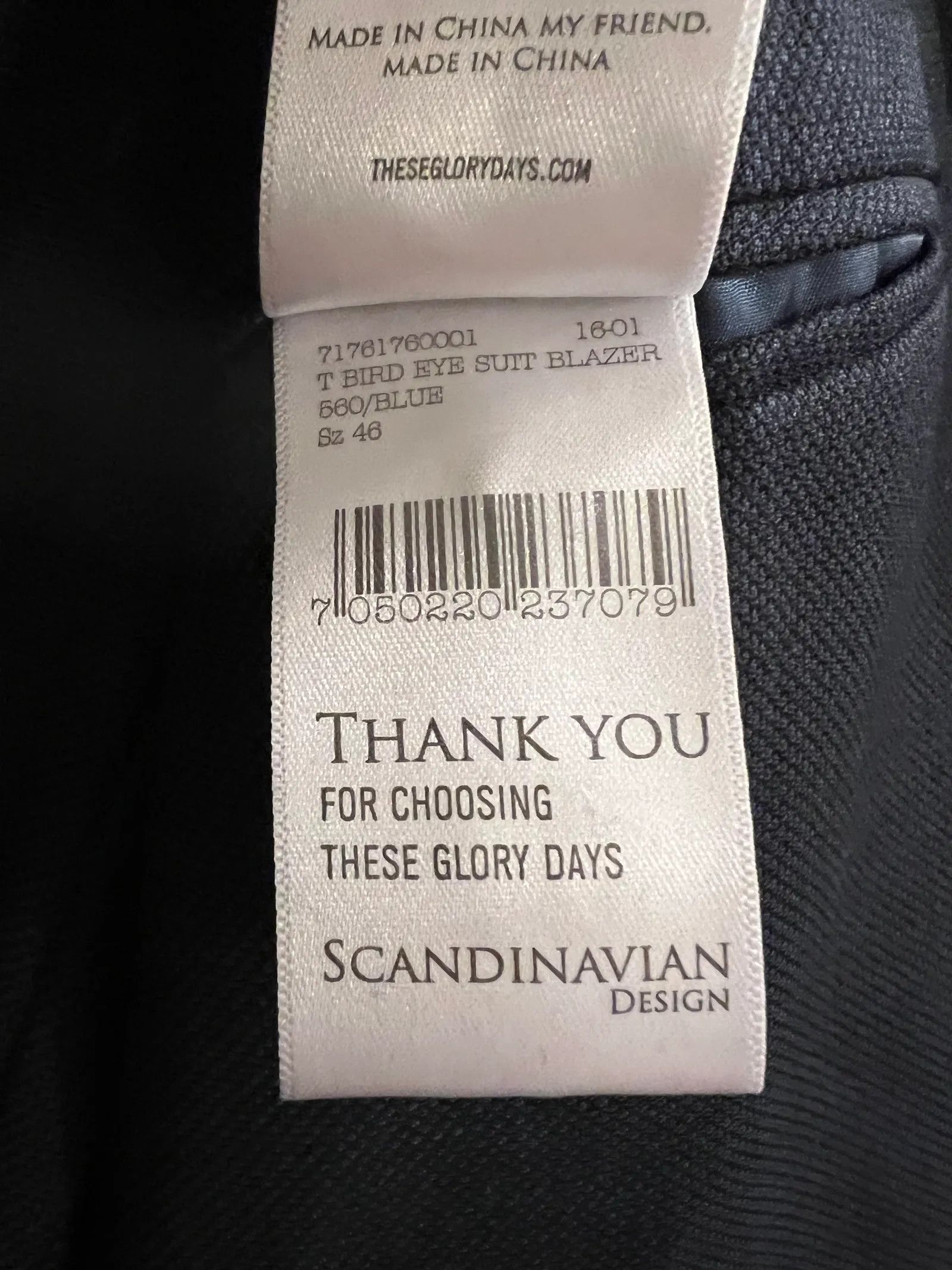 These Glory Days These Glory Days T bird eye suit blazer Blazer Size XL / US 12-14 / IT 48-50 - 3 Thumbnail