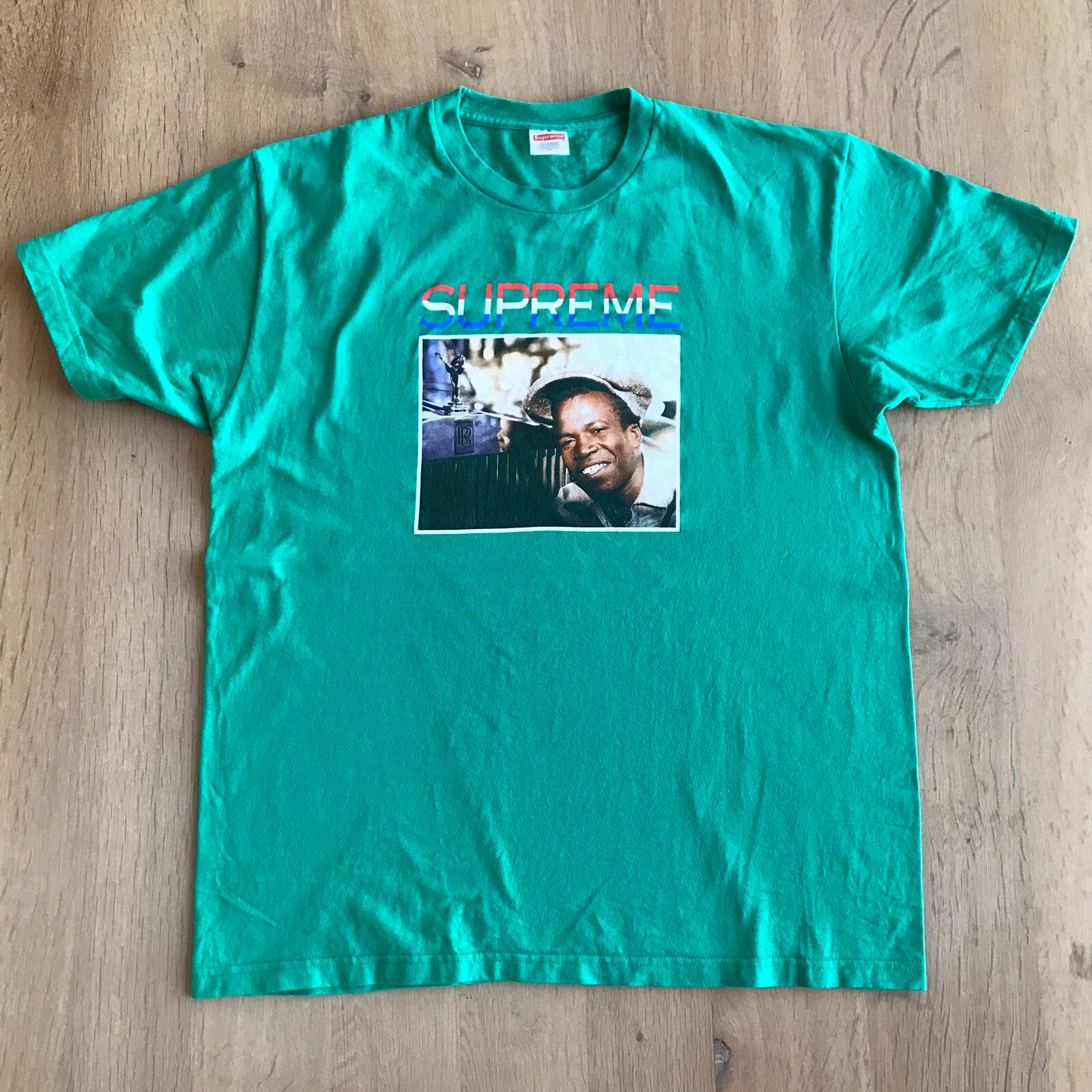 Supreme Barrington Levy Jah Life Tee In Green XL SS16 | Grailed