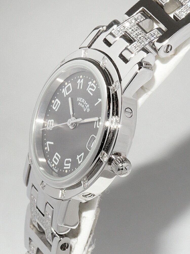 Hermes Hermes Hermes Clipper Stainless Steel Metal Quartz Size ONE SIZE - 4 Thumbnail