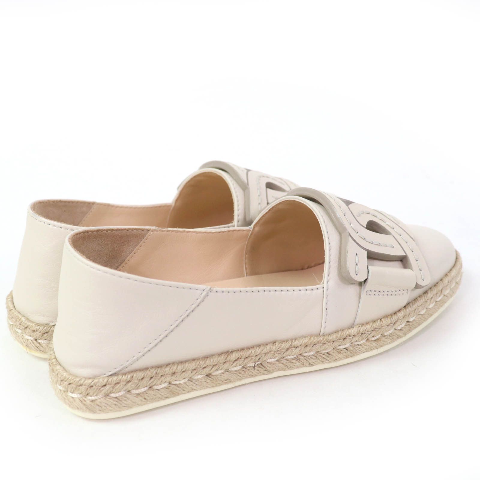 Tod's Tod's Tod’s KATE 2WAY Leather 2way Espadrilles Leather Shoes DUTY FREE for USA Size ONE SIZE - 3 Thumbnail