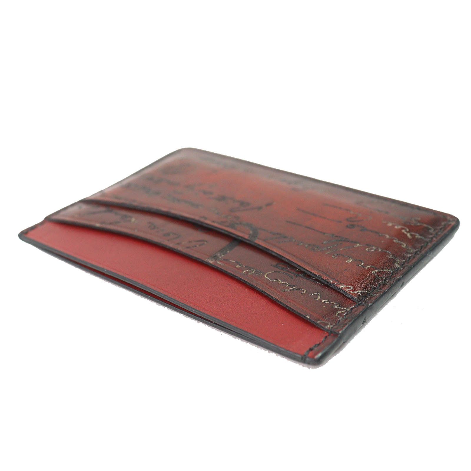 Other Other Berluti Pass case Calligraphy Leather Card Case Leather Card Case DUTY FREE for USA Size ONE SIZE - 3 Thumbnail
