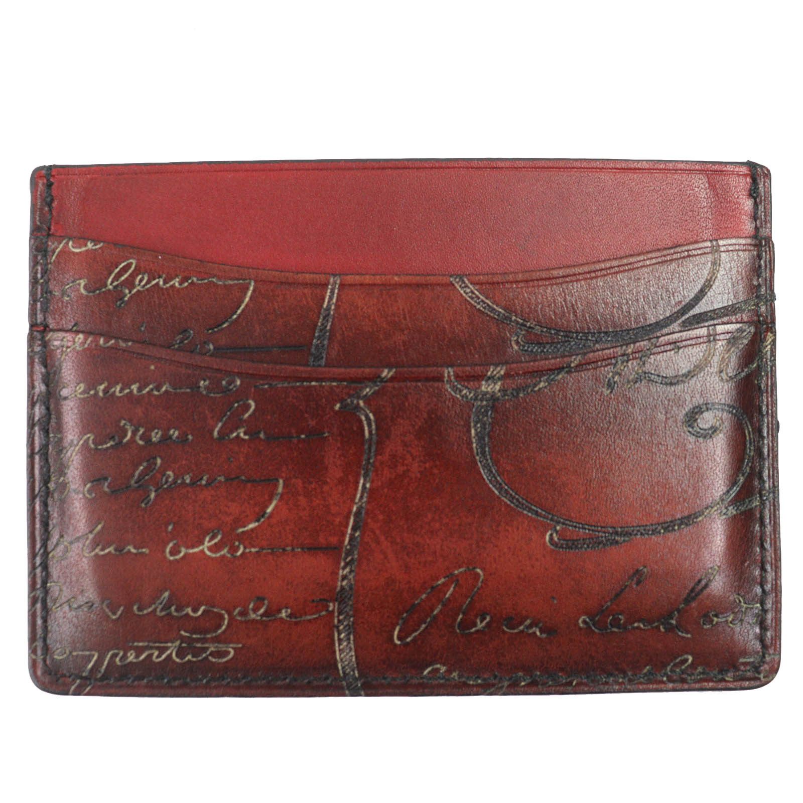 Other Other Berluti Pass case Calligraphy Leather Card Case Leather Card Case DUTY FREE for USA Size ONE SIZE - 2 Thumbnail