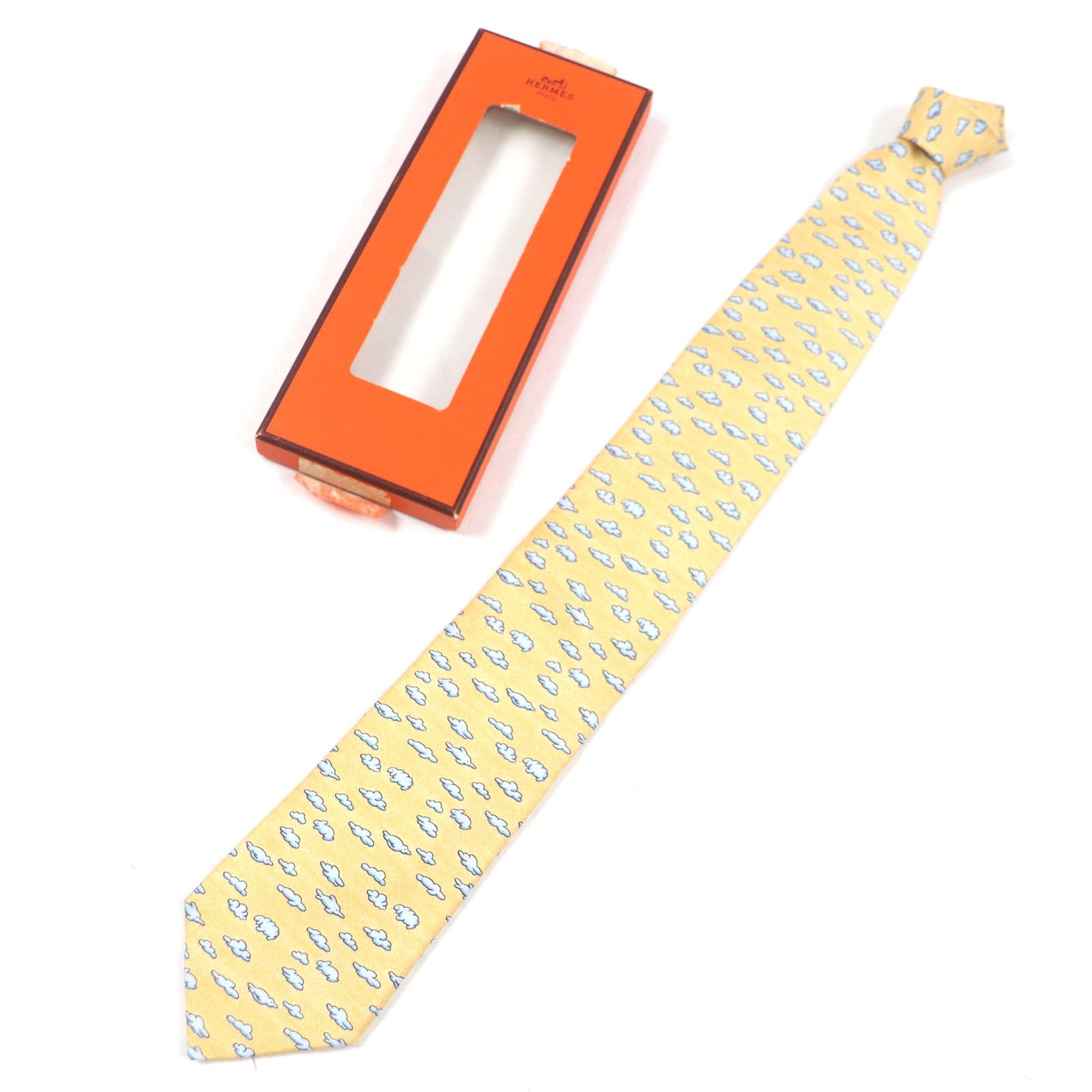 Hermes Hermes Hermes Silk Tie Others Necktie DUTY FREE for USA Size ONE SIZE - 2 Thumbnail