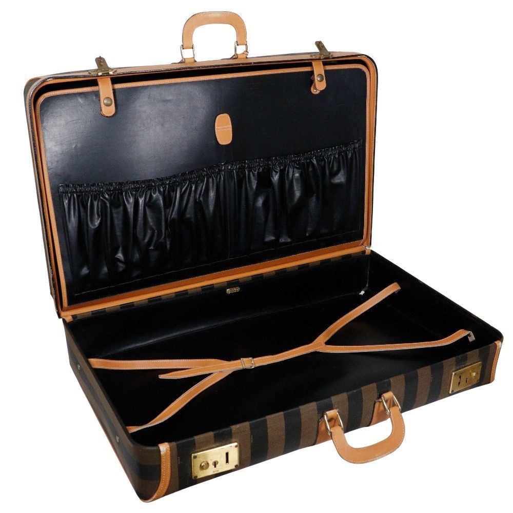 Fendi Fendi Fendi Pequin PVC Leather Bag Leather Travel Bag DUTY FREE for USA Size ONE SIZE - 6 Thumbnail