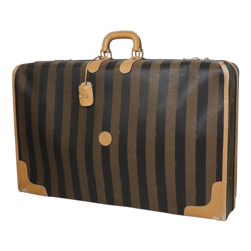 Fendi Fendi Fendi Pequin PVC Leather Bag Leather Travel Bag DUTY FREE for USA Size ONE SIZE - 2 Thumbnail