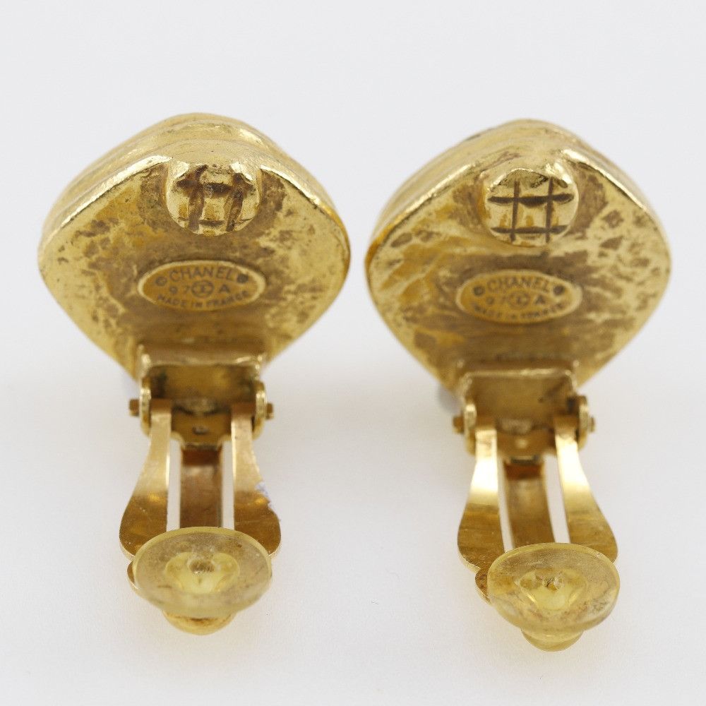 Chanel Chanel Chanel Coco Mark Earrings Metal Earrings Size ONE SIZE - 4 Thumbnail