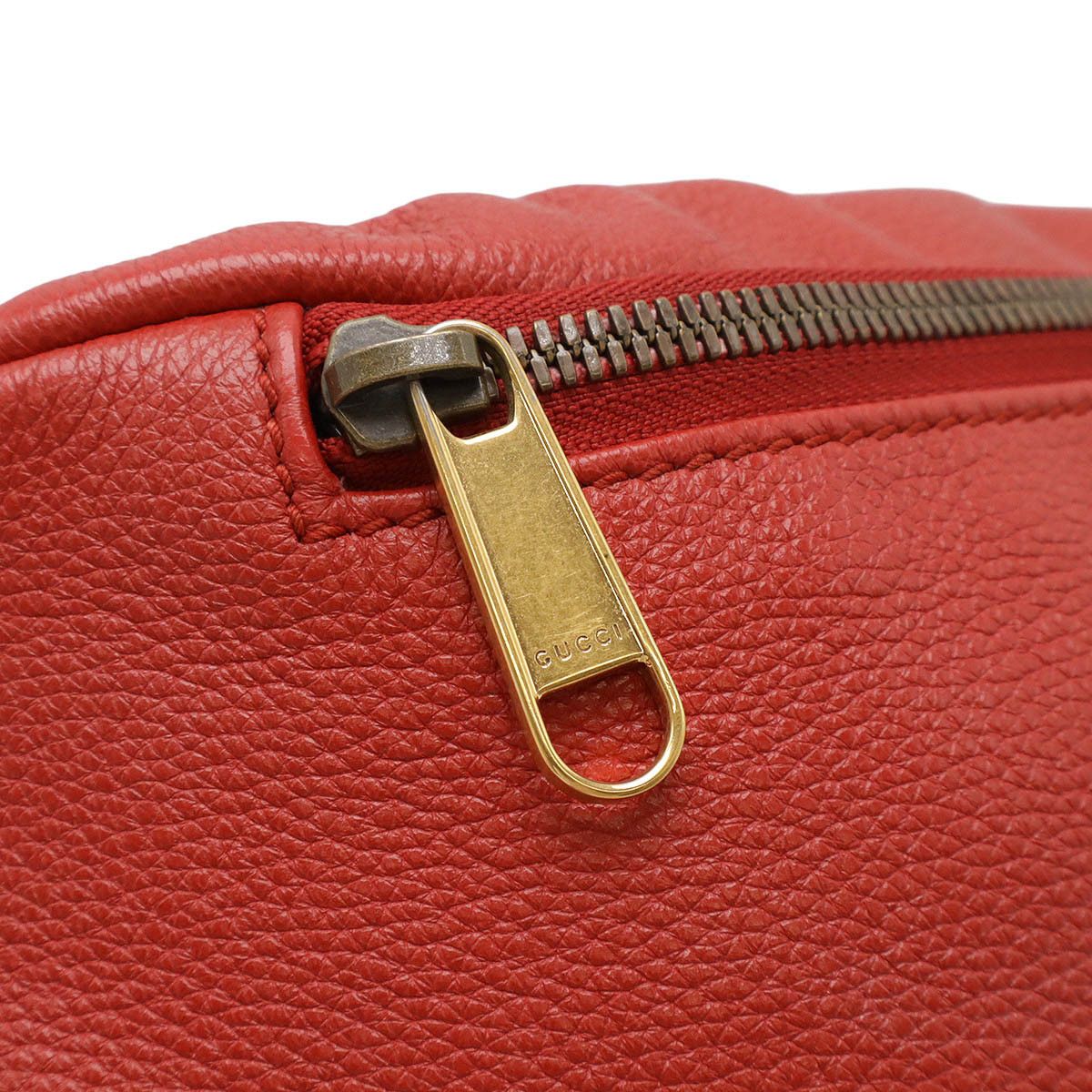 Gucci Gucci Gucci Gucci Print Leather Waist Bag Leather Belt Bag 530412 DUTY FREE for USA Size ONE SIZE - 4 Thumbnail