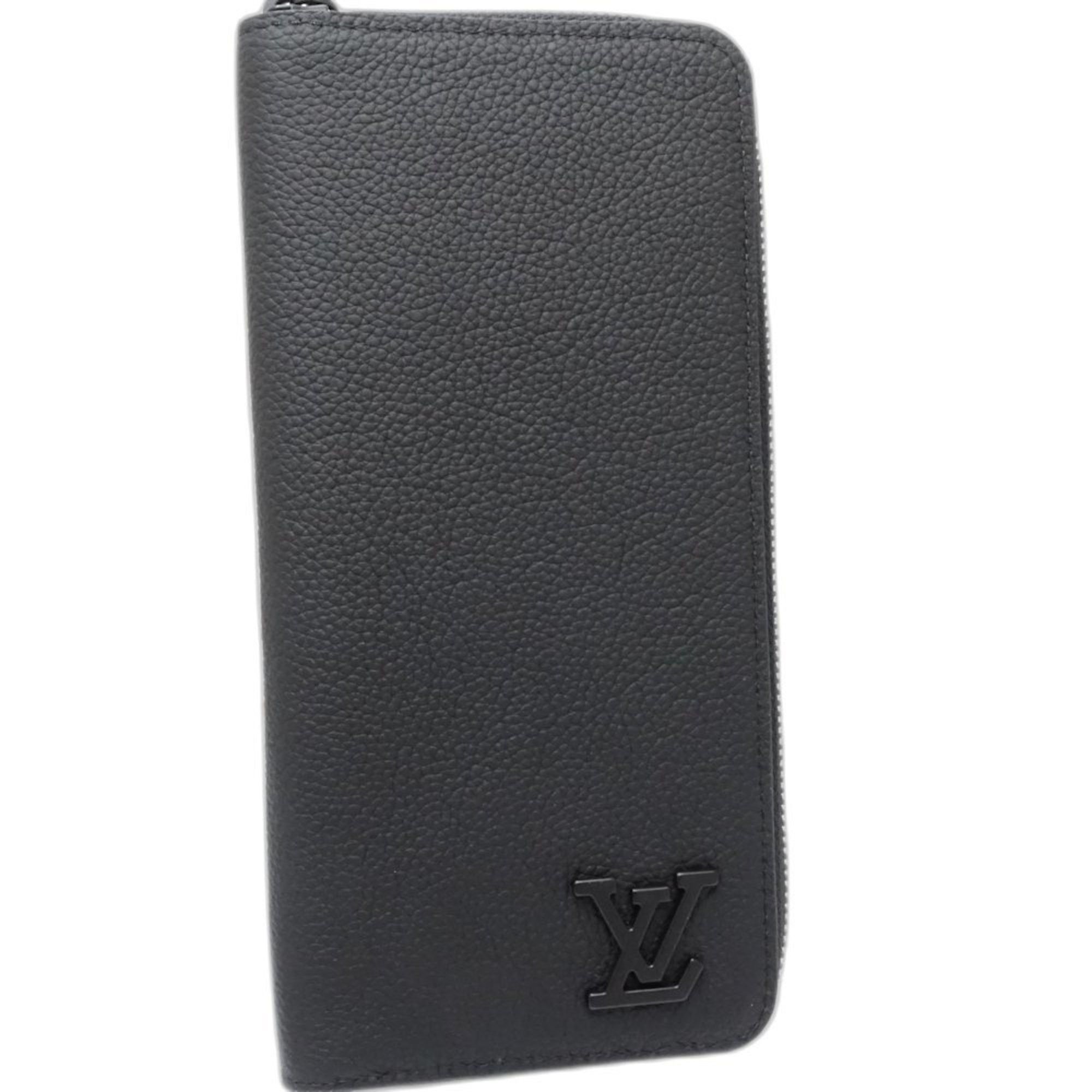 Louis Vuitton Louis Vuitton Long Wallet M81743 Women's Zipper Vertical LV Aerogram Noir 181415 Size ONE SIZE - 2 Thumbnail
