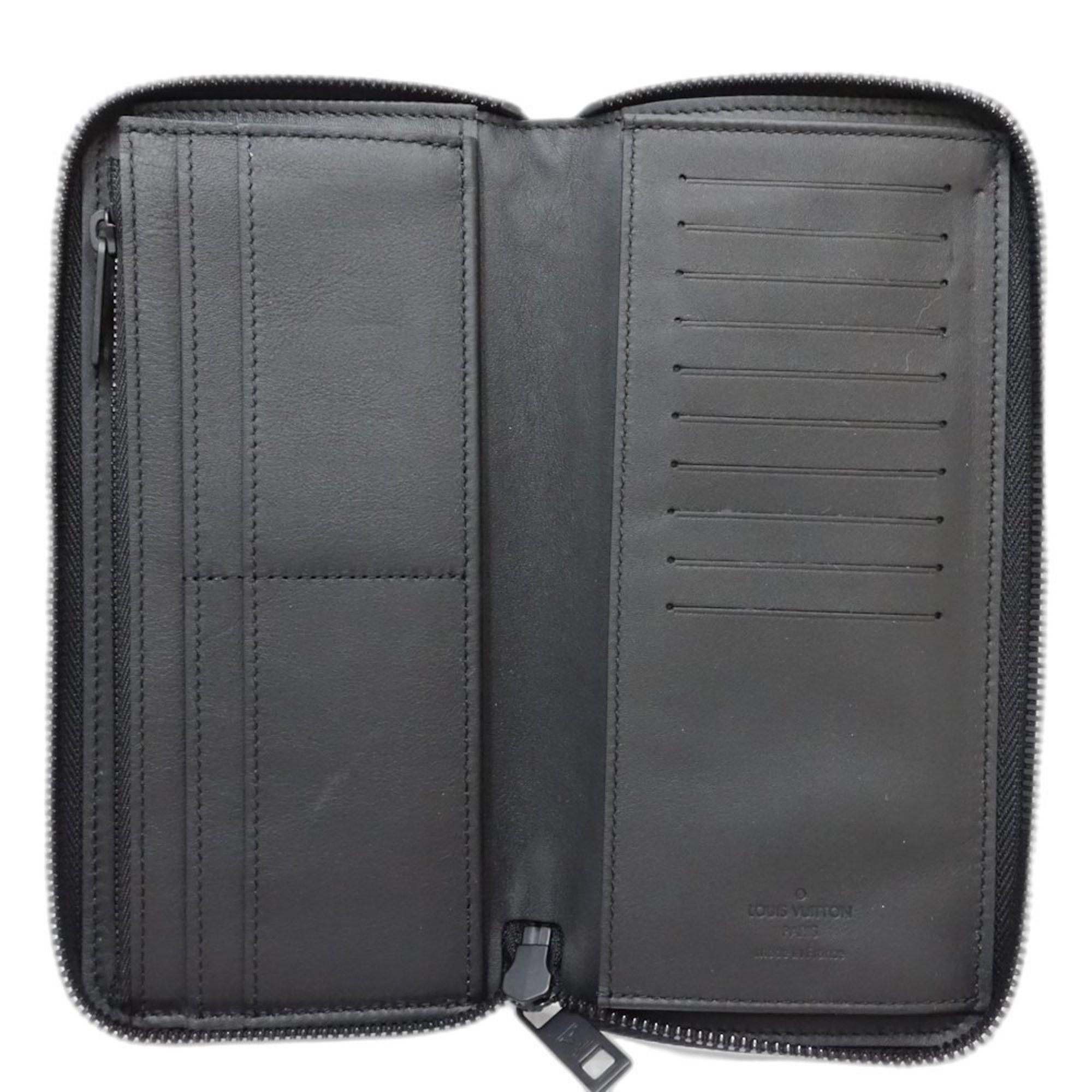 Louis Vuitton Louis Vuitton Long Wallet M81743 Women's Zipper Vertical LV Aerogram Noir 181415 Size ONE SIZE - 5 Thumbnail