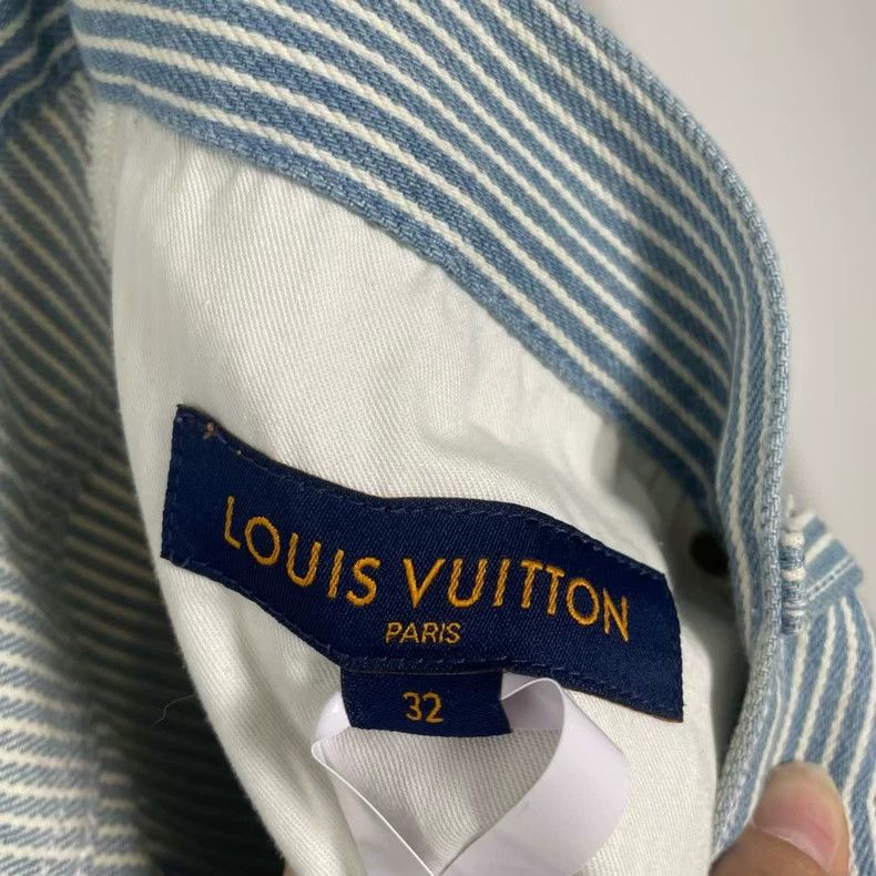 Louis Vuitton Louis Vuitton Ink Wash Denim Pants 32 Size Size US 32 / EU 48 - 4 Thumbnail