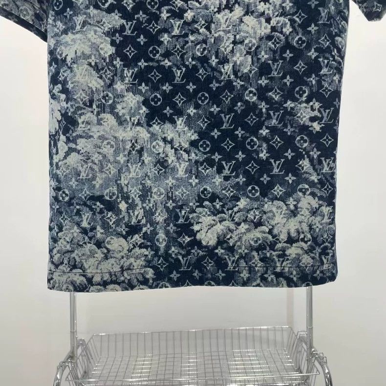 Louis Vuitton Louis Vuitton Denim Short Sleeve Shirt Size US L / EU 52-54 / 3 - 3 Thumbnail