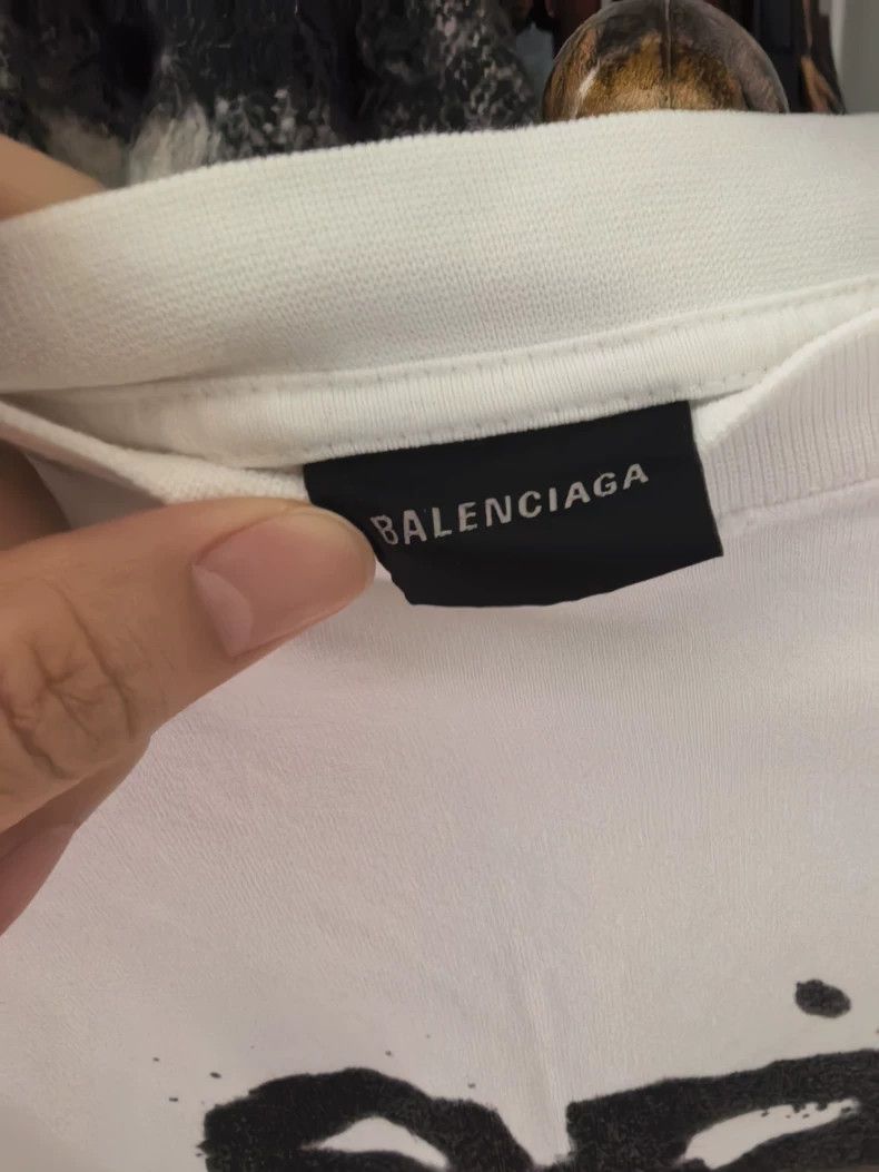 Balenciaga Balenciaga SS23 Letter Print Short Sleeve T-Shirt Size US L / EU 52-54 / 3 - 4 Thumbnail