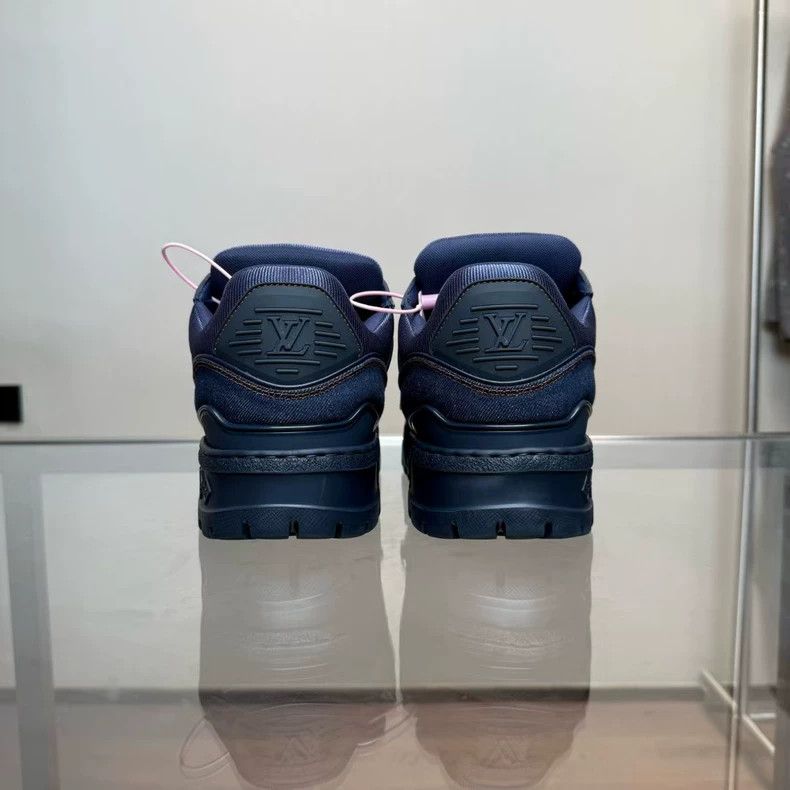 Louis Vuitton Louis Vuitton LV Trainer Maxi Denim Sneakers Size US 7.5 / EU 40-41 - 2 Thumbnail