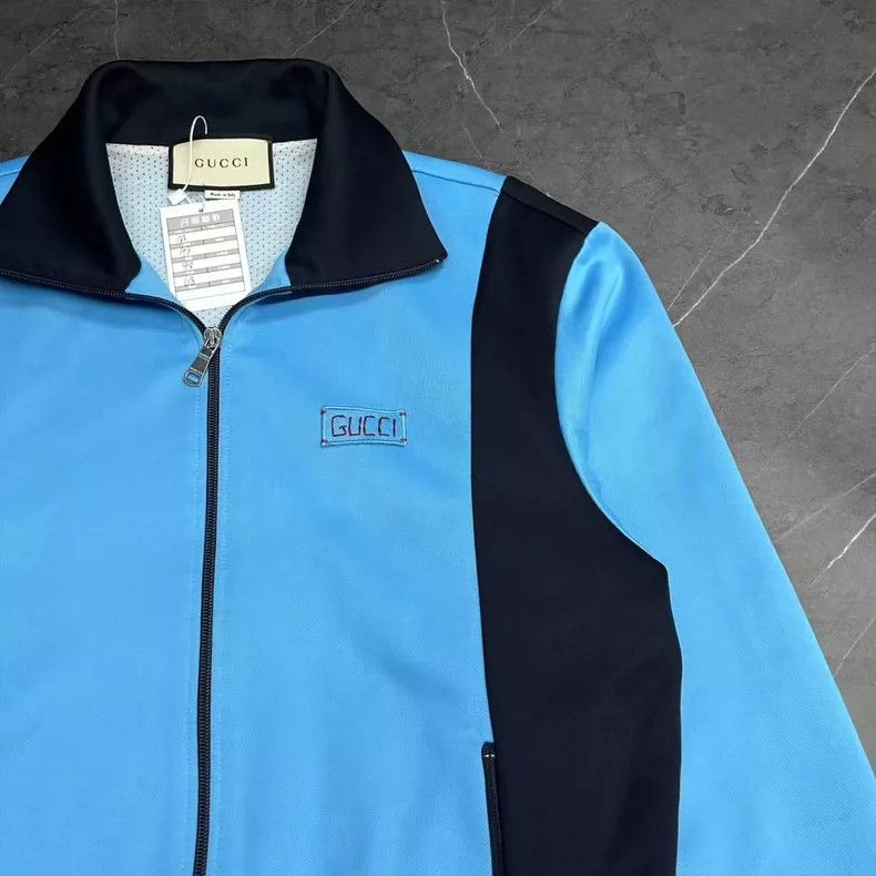 Gucci Tiger Embroidered Zip Jacket Medium