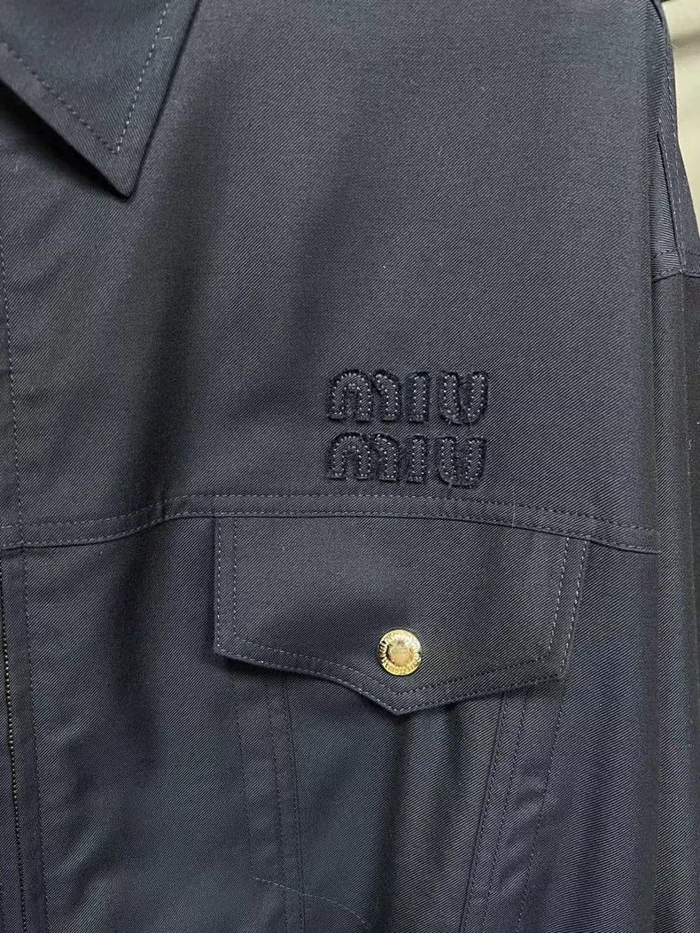 Miu Miu Miumiu Dark Blue Captain Jacket Brand New Size US M / EU 48-50 / 2 - 3 Thumbnail