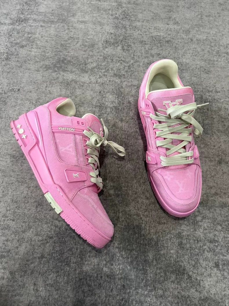 Louis Vuitton Pink Louis Vuitton Trainer Sneakers Size 43 Size US 10 / EU 43 - 2 Thumbnail