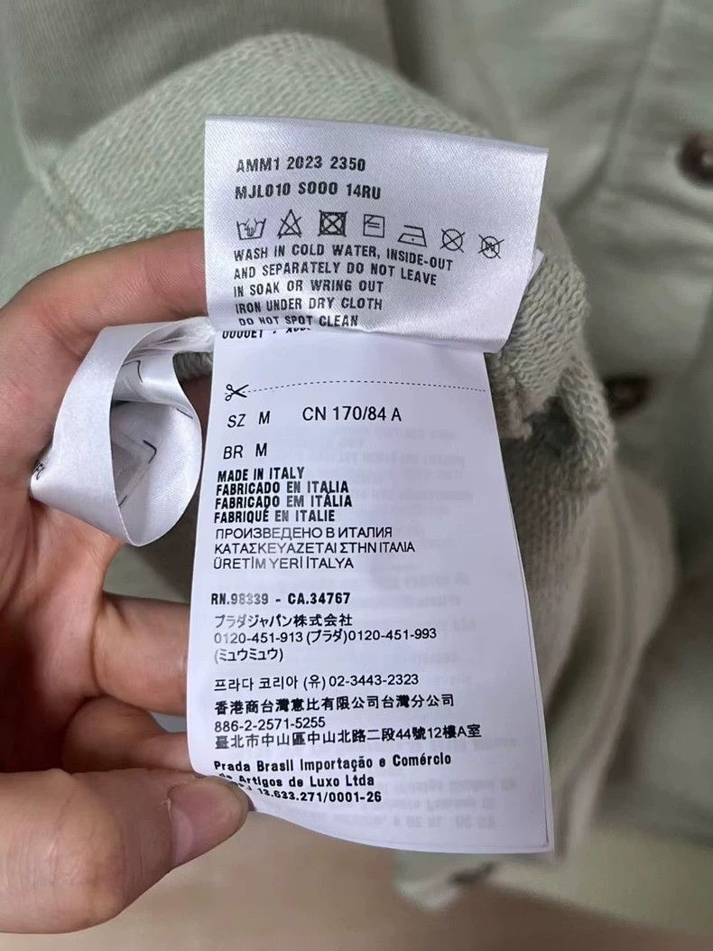 Miu Miu Miumiu Dyed Cardigan in Size M Size US M / EU 48-50 / 2 - 5 Thumbnail