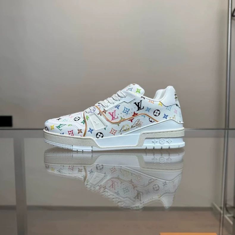 Louis Vuitton Louis Vuitton LV Trainer Multicolor Sneakers Size US 6 / EU 39 - 3 Thumbnail