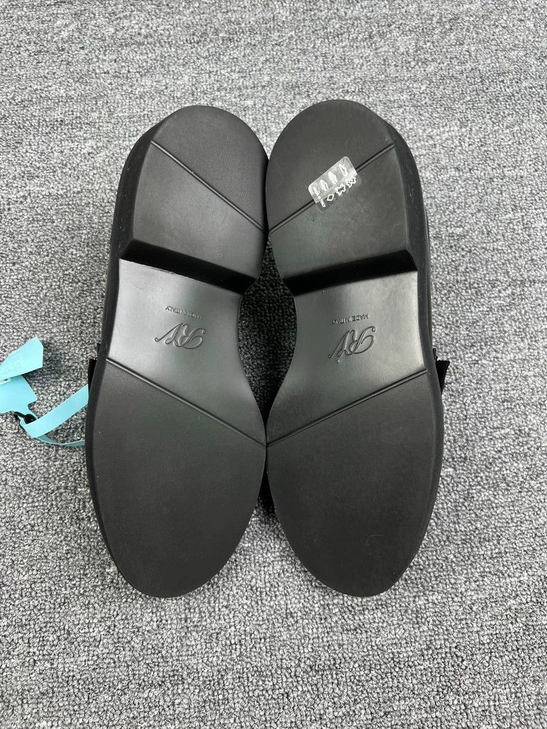 Gucci ROGEEVIER Black Loafers with Diamond Buckle Size US 6.5 / EU 39-40 - 5 Thumbnail