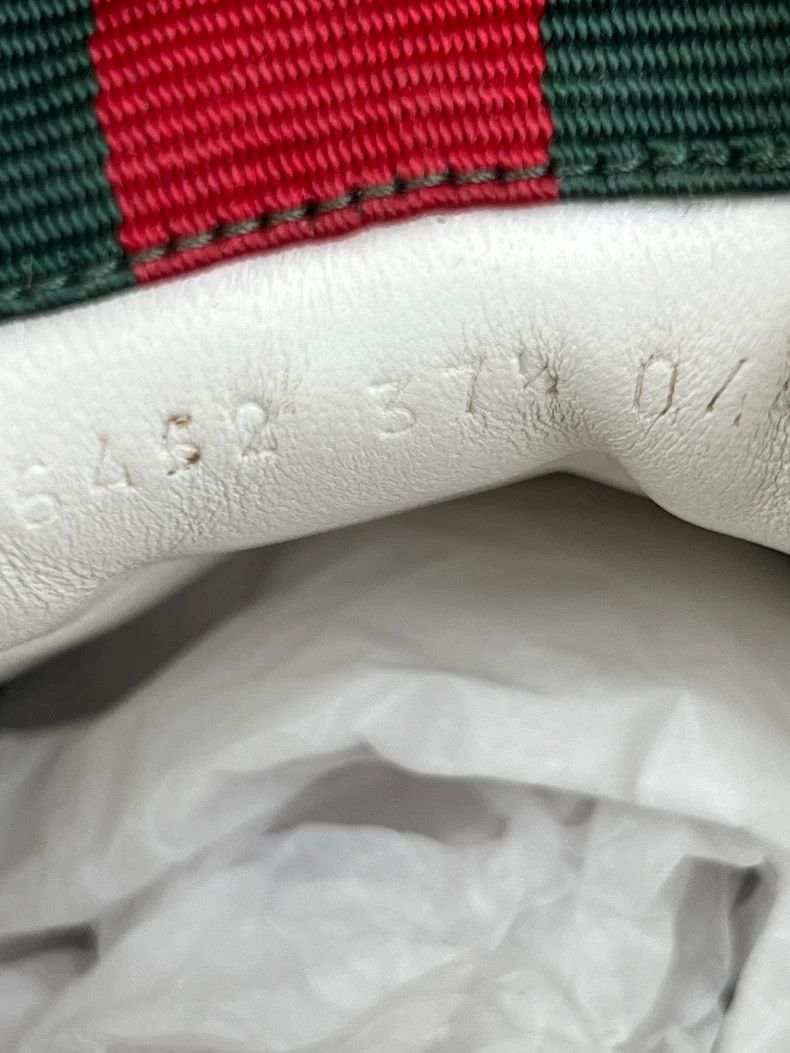 Gucci Gucci re-Web Pattern Sneakers with Neon Green Accents Size US 7.5 / EU 40-41 - 6 Thumbnail