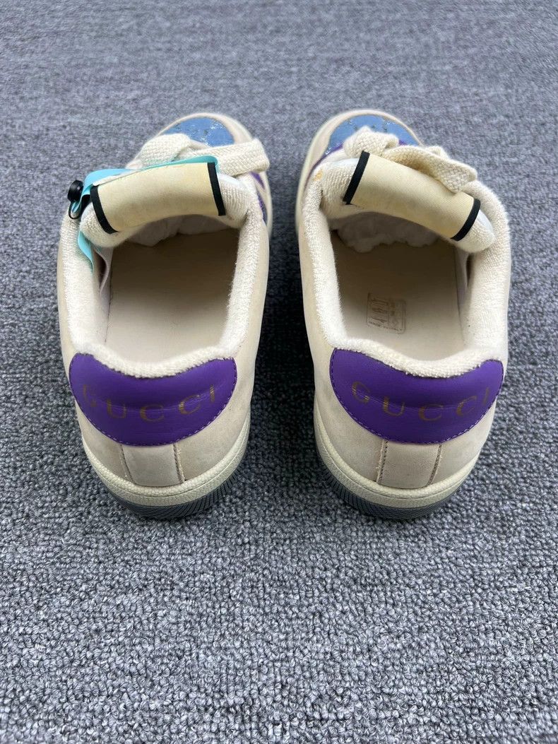 Gucci Gucci Purple Silver Sneakers Size 36.5 Size US 6.5 / EU 39-40 - 4 Thumbnail